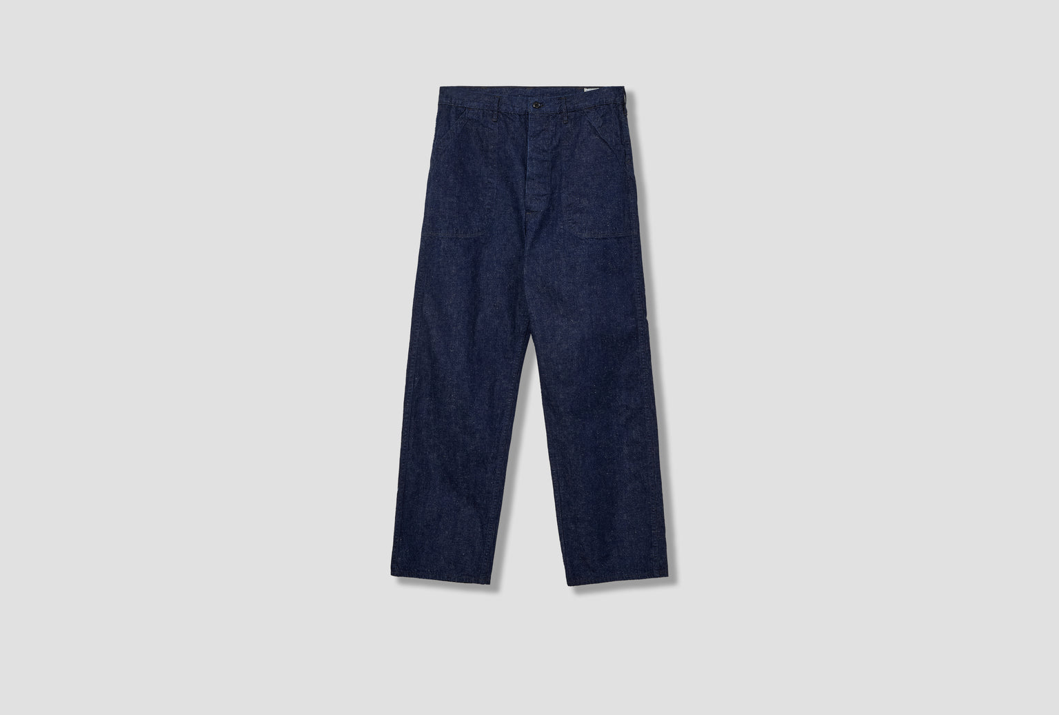 U.S NAVY UTILITY DENIM PANTS - 9OZ ORIGINAL SELVEDGE DENIM / ONE WASH 01-5130-81 Blue