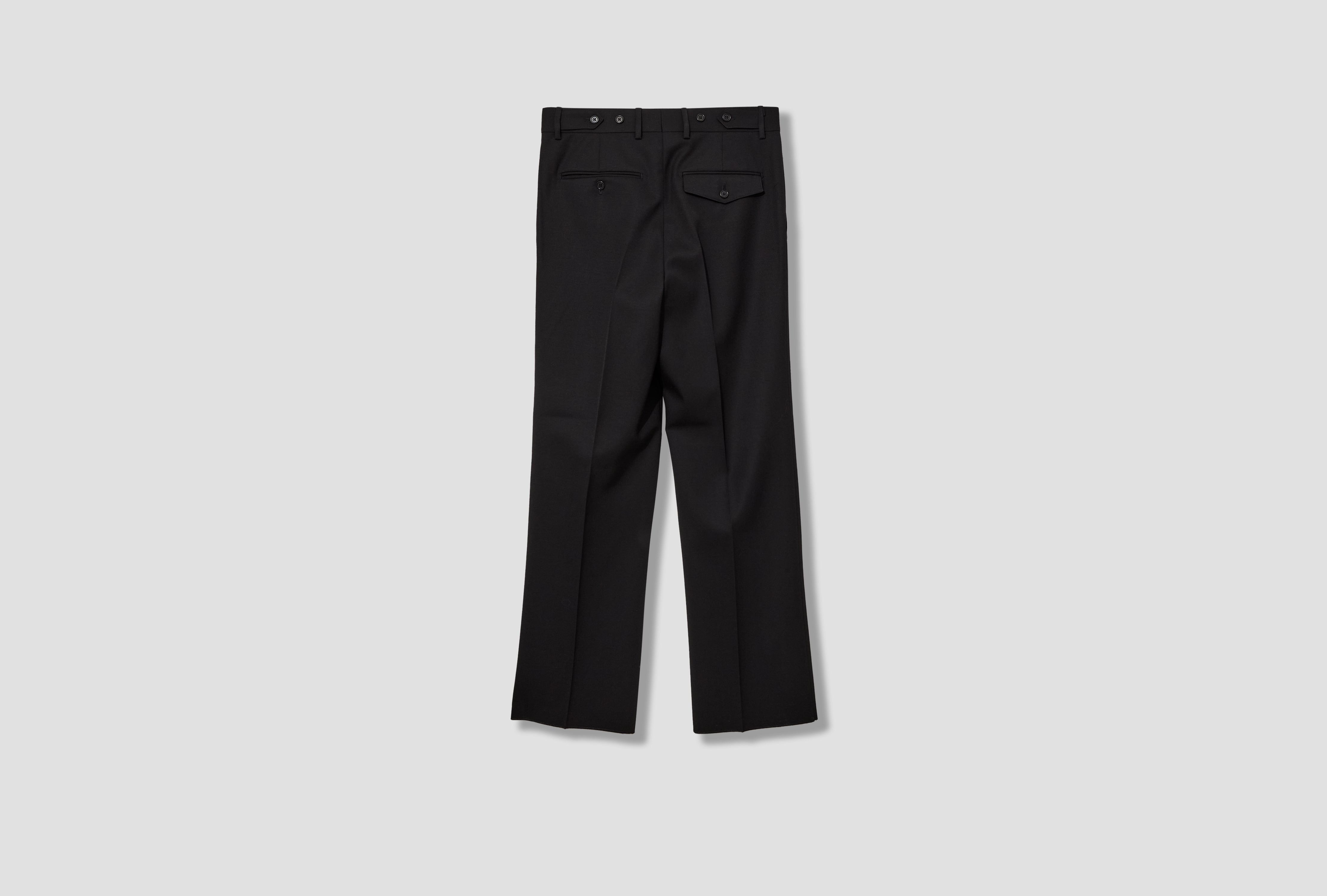 OVERSIZED CHINO - HEAVY WOOL TWILL CL103 Black
