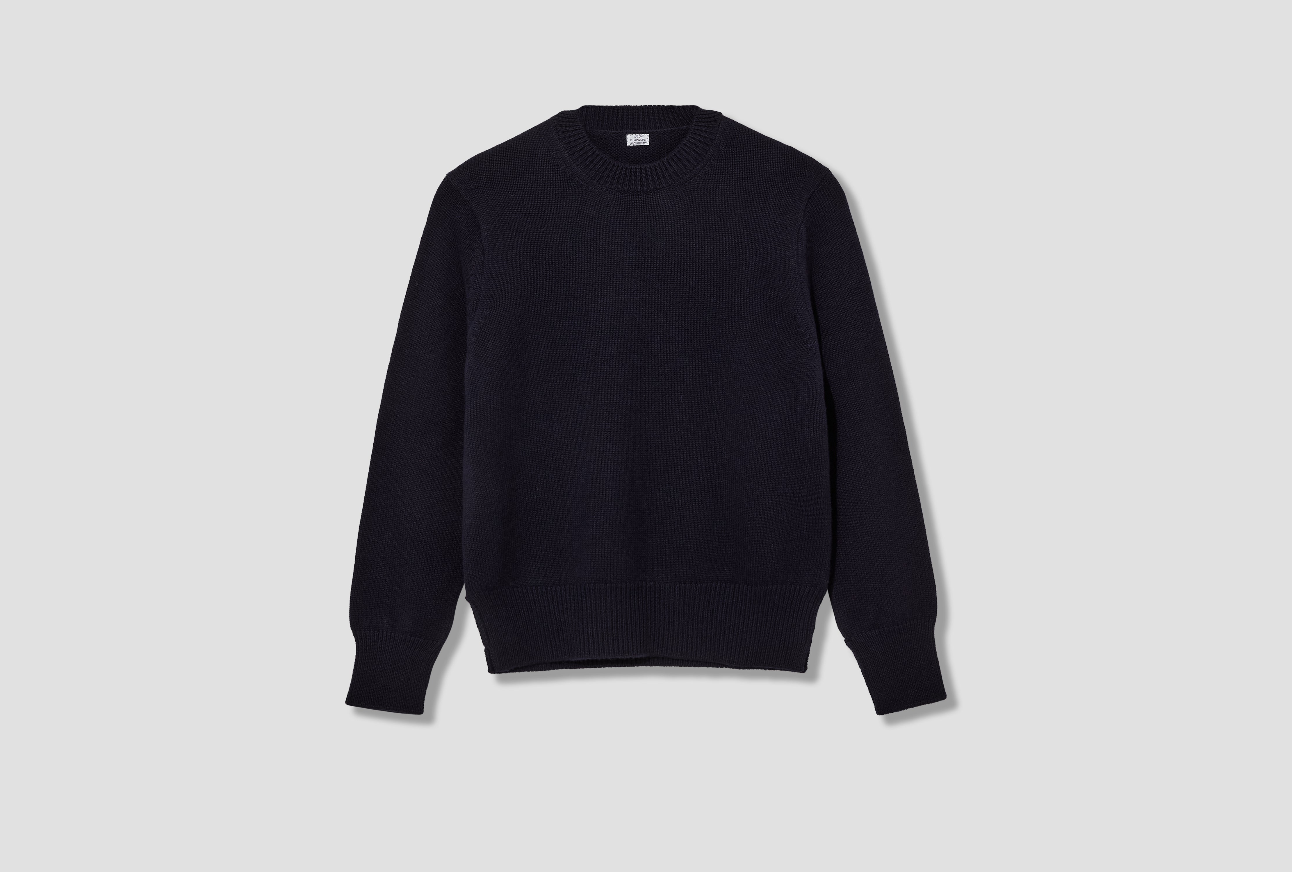 CHUNKY CREWNECK - WOOL AND CASHMERE CL303 Navy