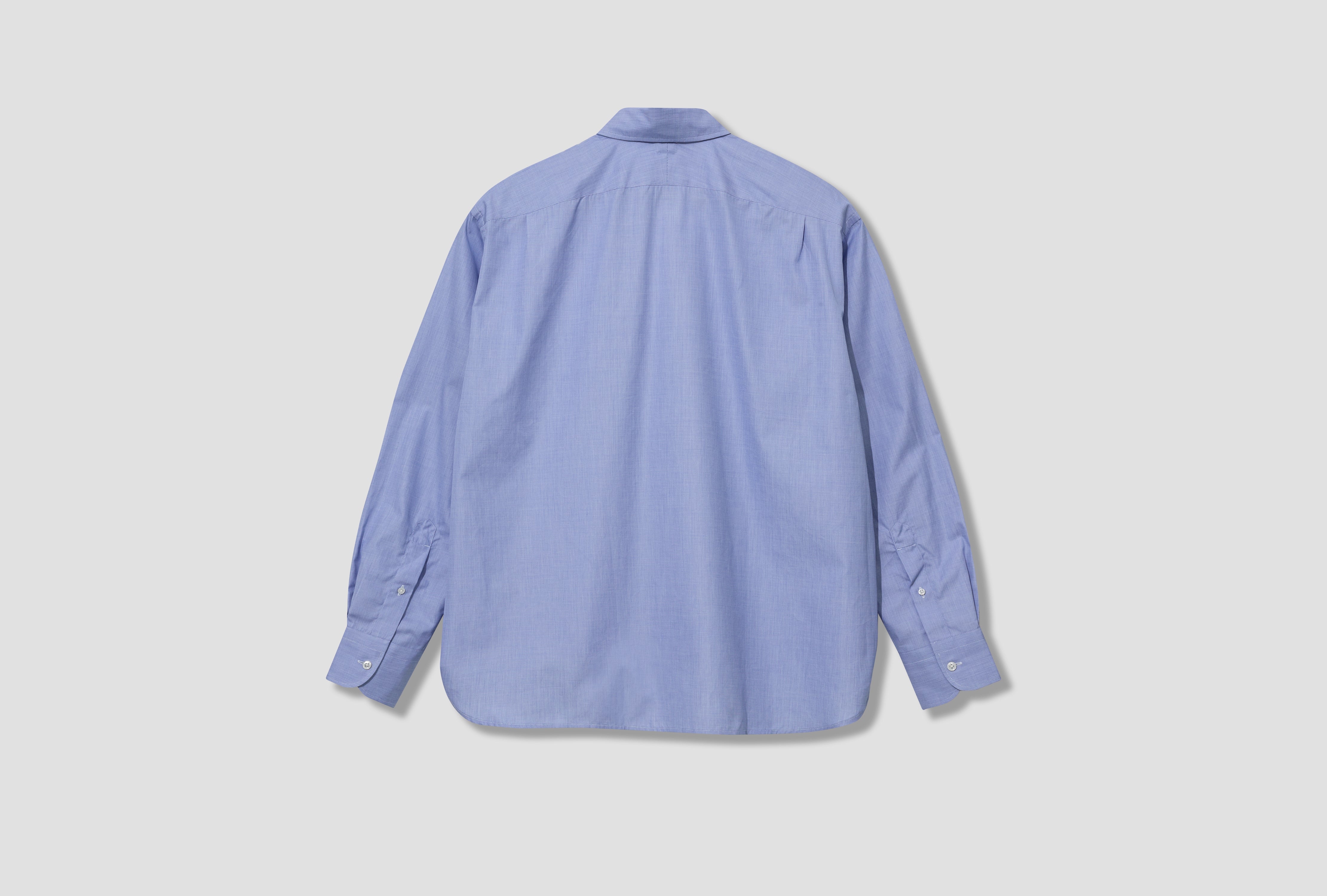 DOUBLE COLLAR SHIRT - RAMSES COTTON FIL A FIL CL504 Blue