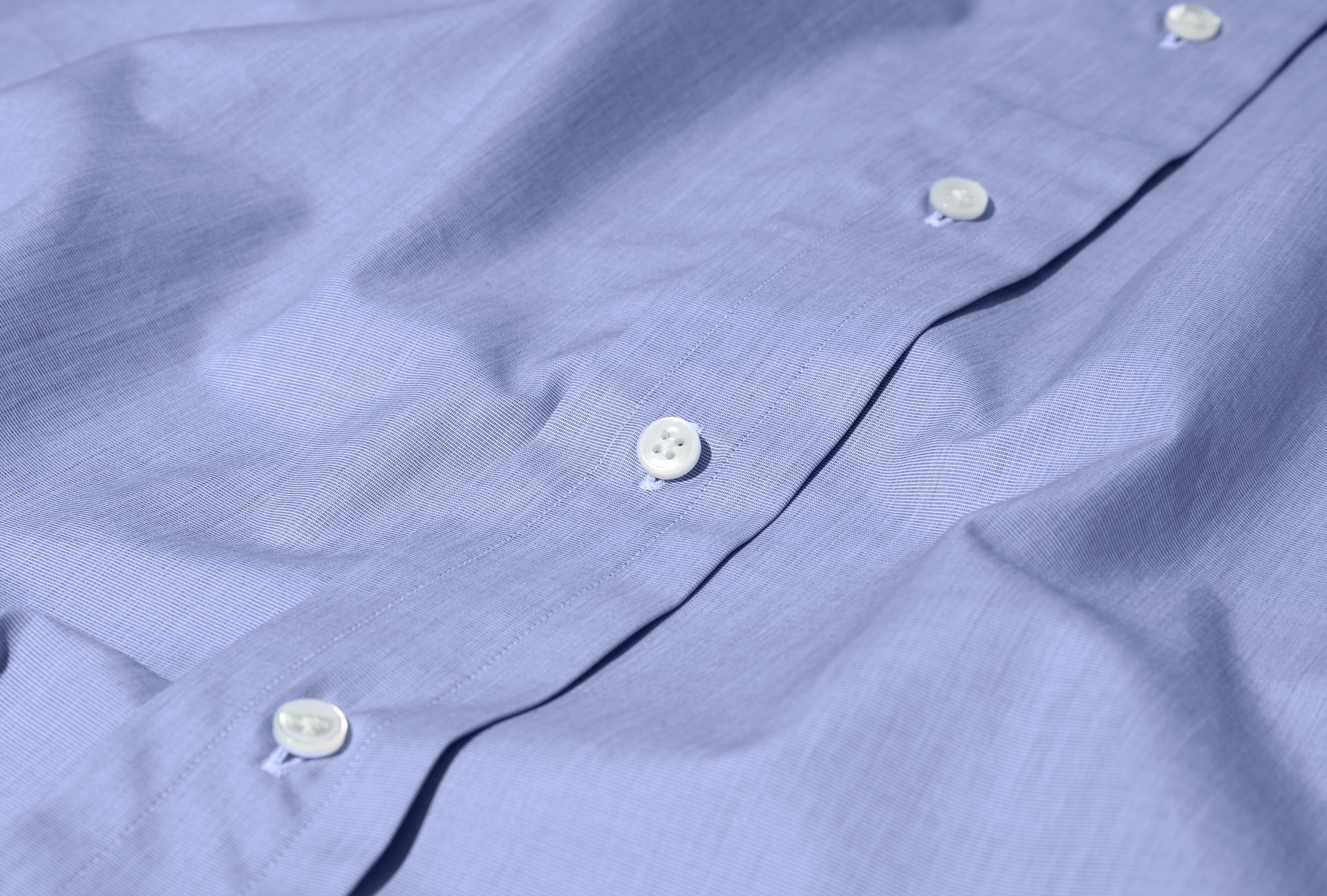 DOUBLE COLLAR SHIRT - RAMSES COTTON FIL A FIL CL504 Blue