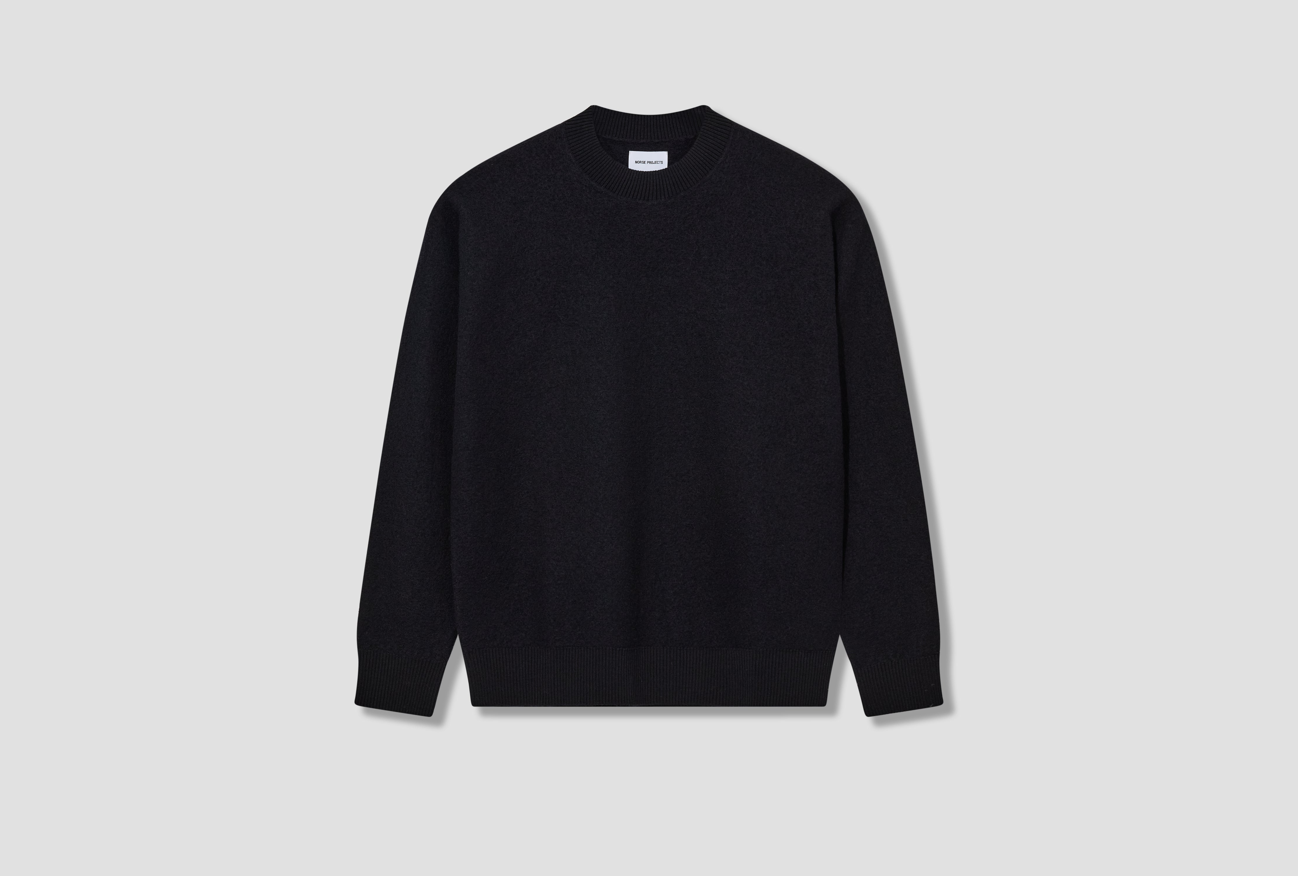 ROM BOILED WOOL CREWNECK N45-0647 Navy