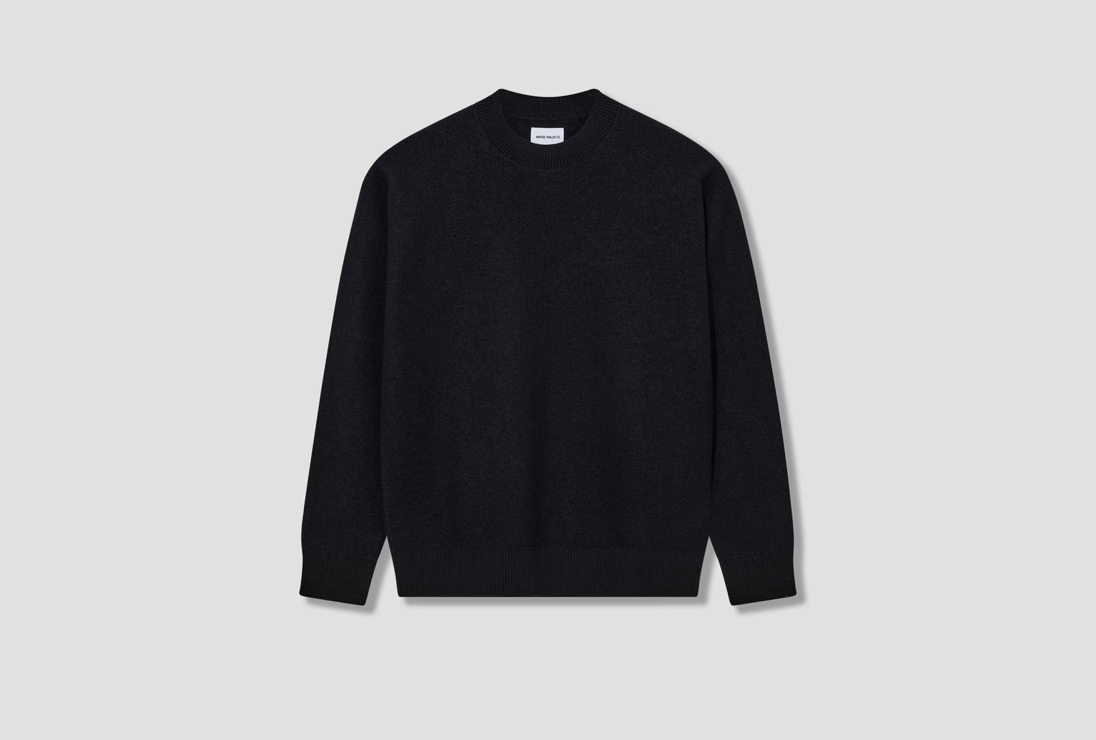 ROM BOILED WOOL CREWNECK N45-0647 Navy