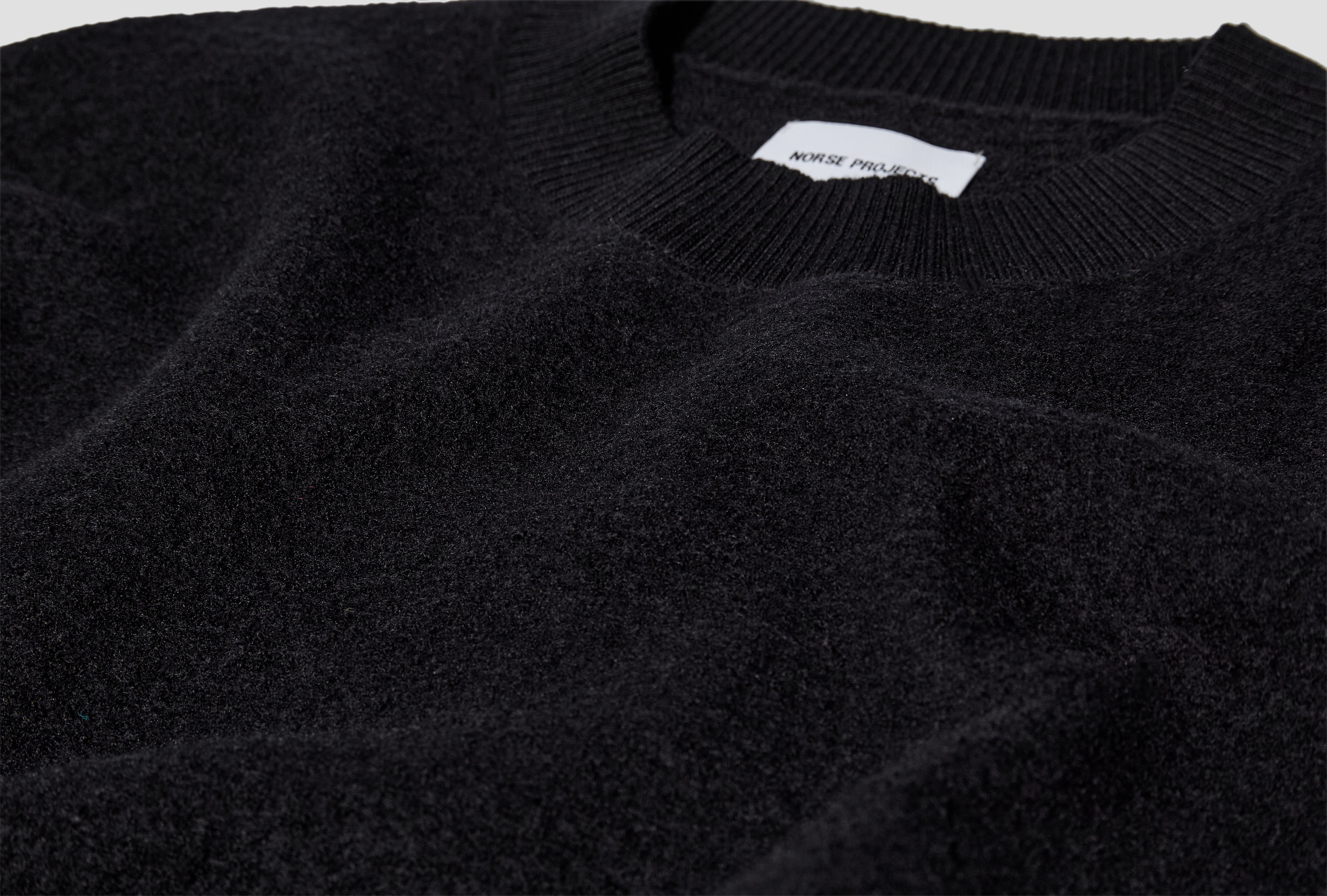 ROM BOILED WOOL CREWNECK N45-0647 Navy