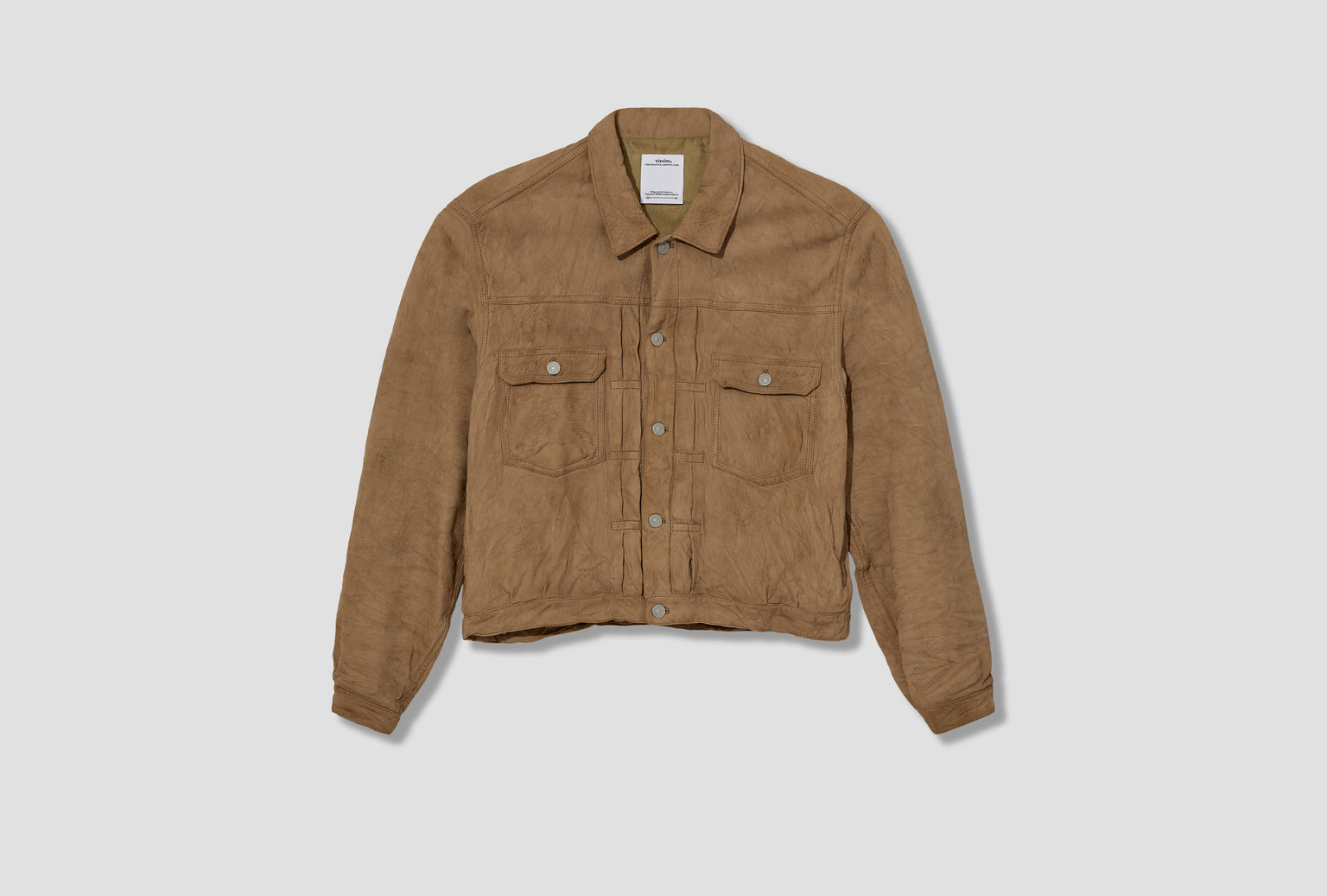 101X JKT SUEDE IT 0125205014001 Light brown