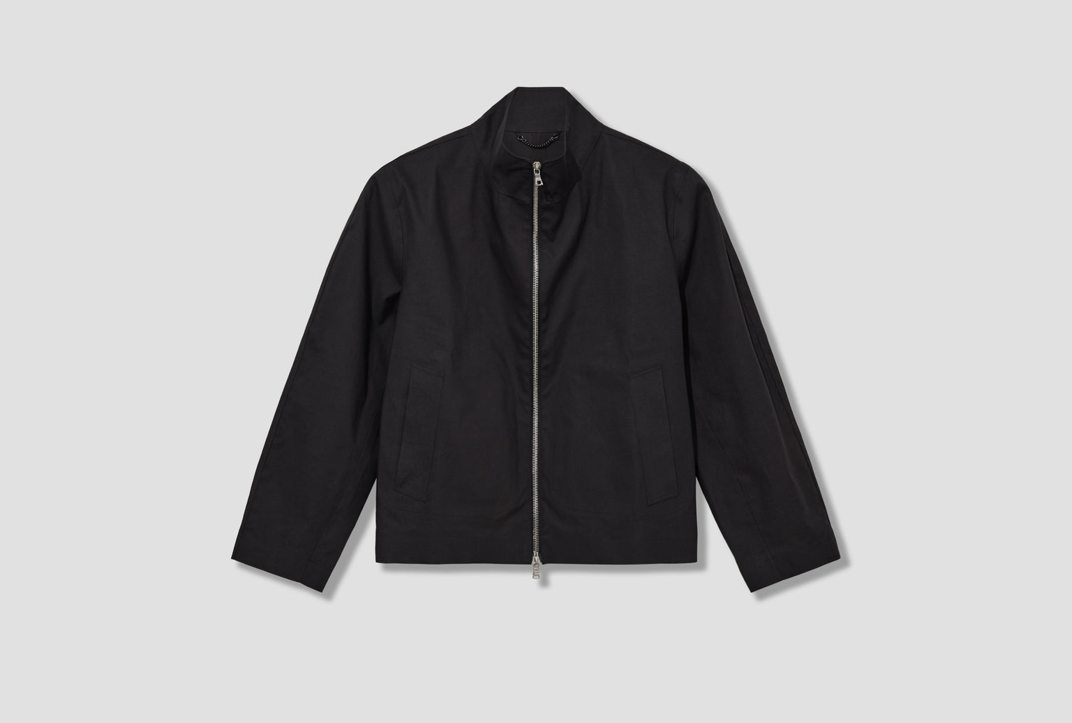 RUBBER ZIP SMOCK - HANCOCK 1-51O48 Black