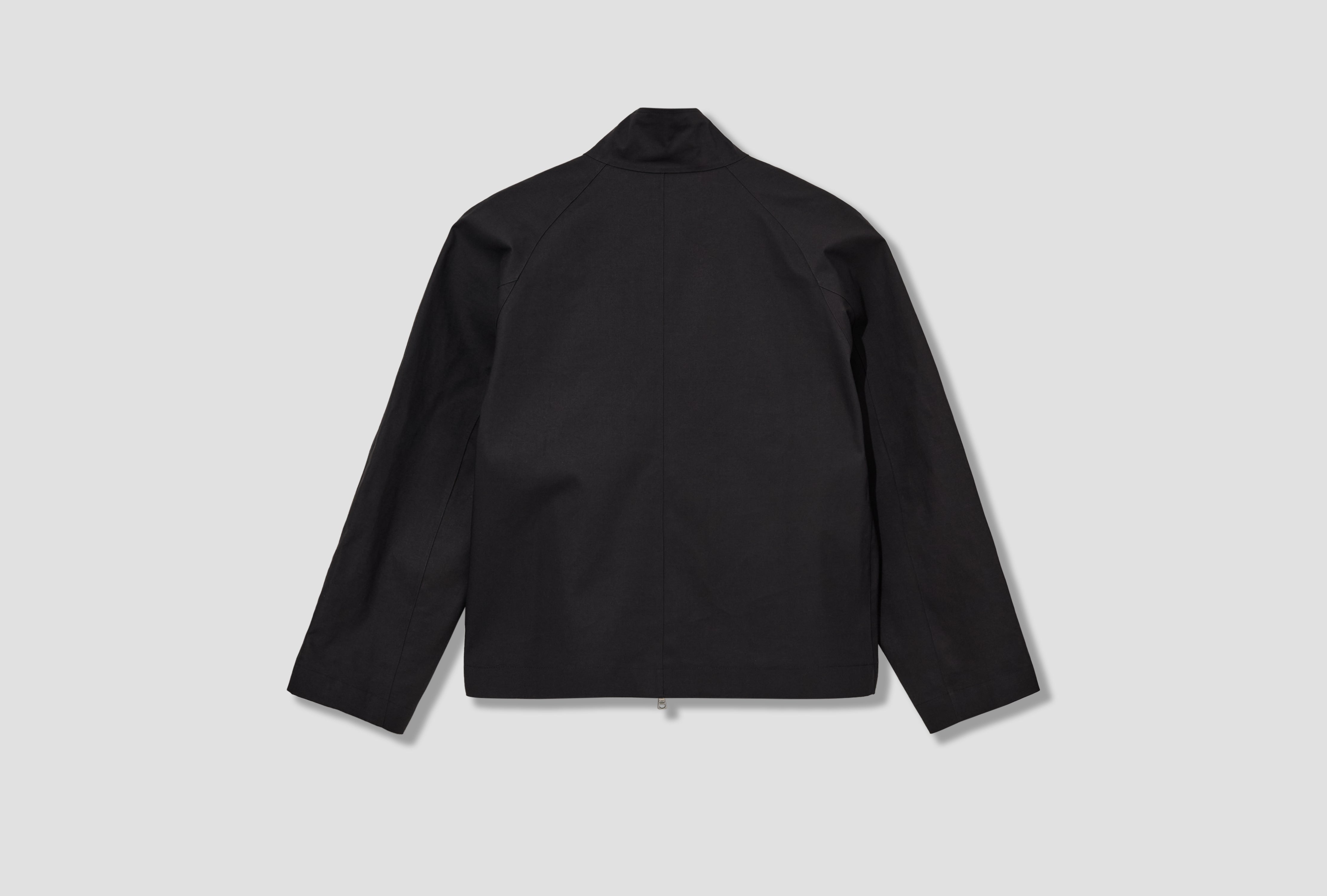 RUBBER ZIP SMOCK - HANCOCK 1-51O48 Black