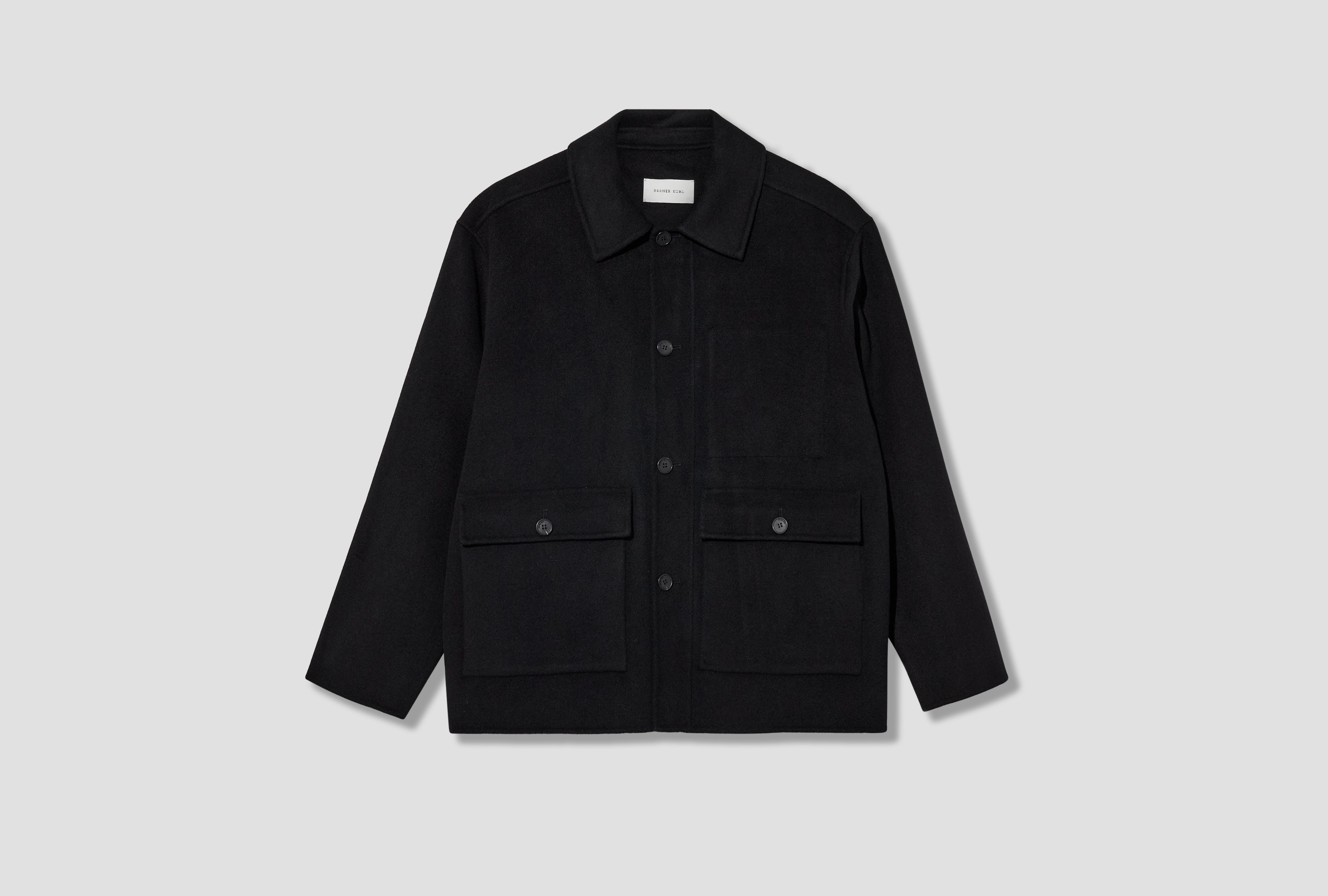 NAVAL JACKET - WOOLCASH 1-57O45 Black