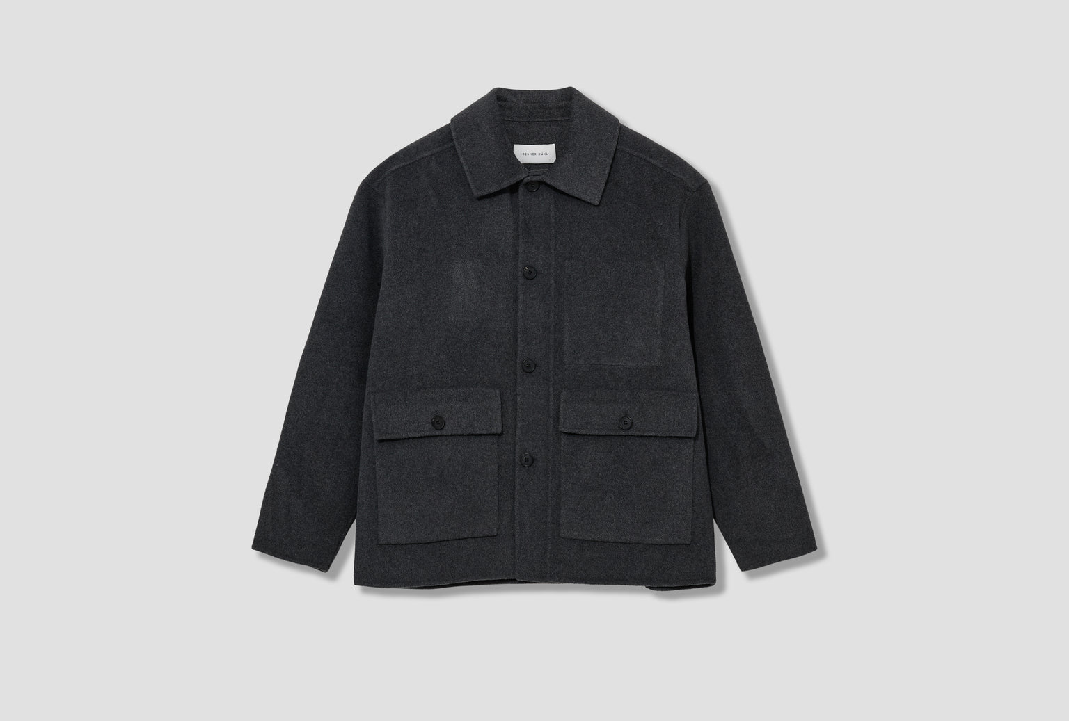 NAVAL JACKET - WOOLCASH 1-57O45 Charcoal