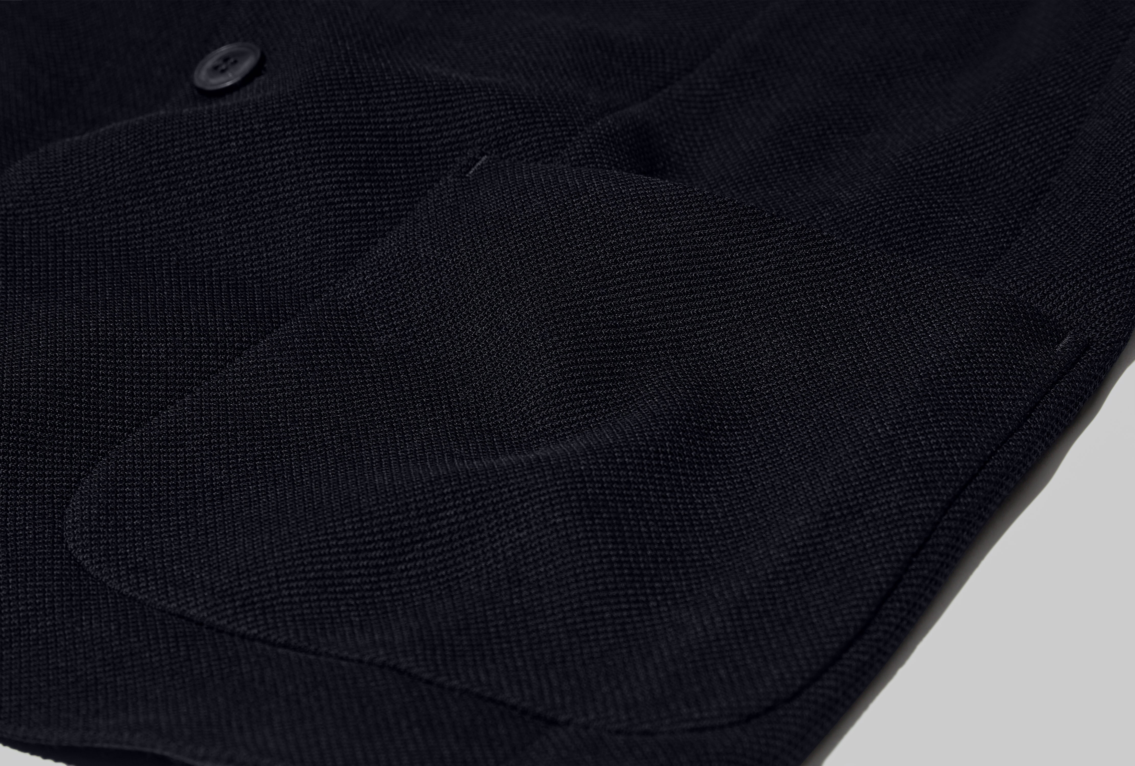 TEXTURED WOOL BLAZER MJAC7188 Navy