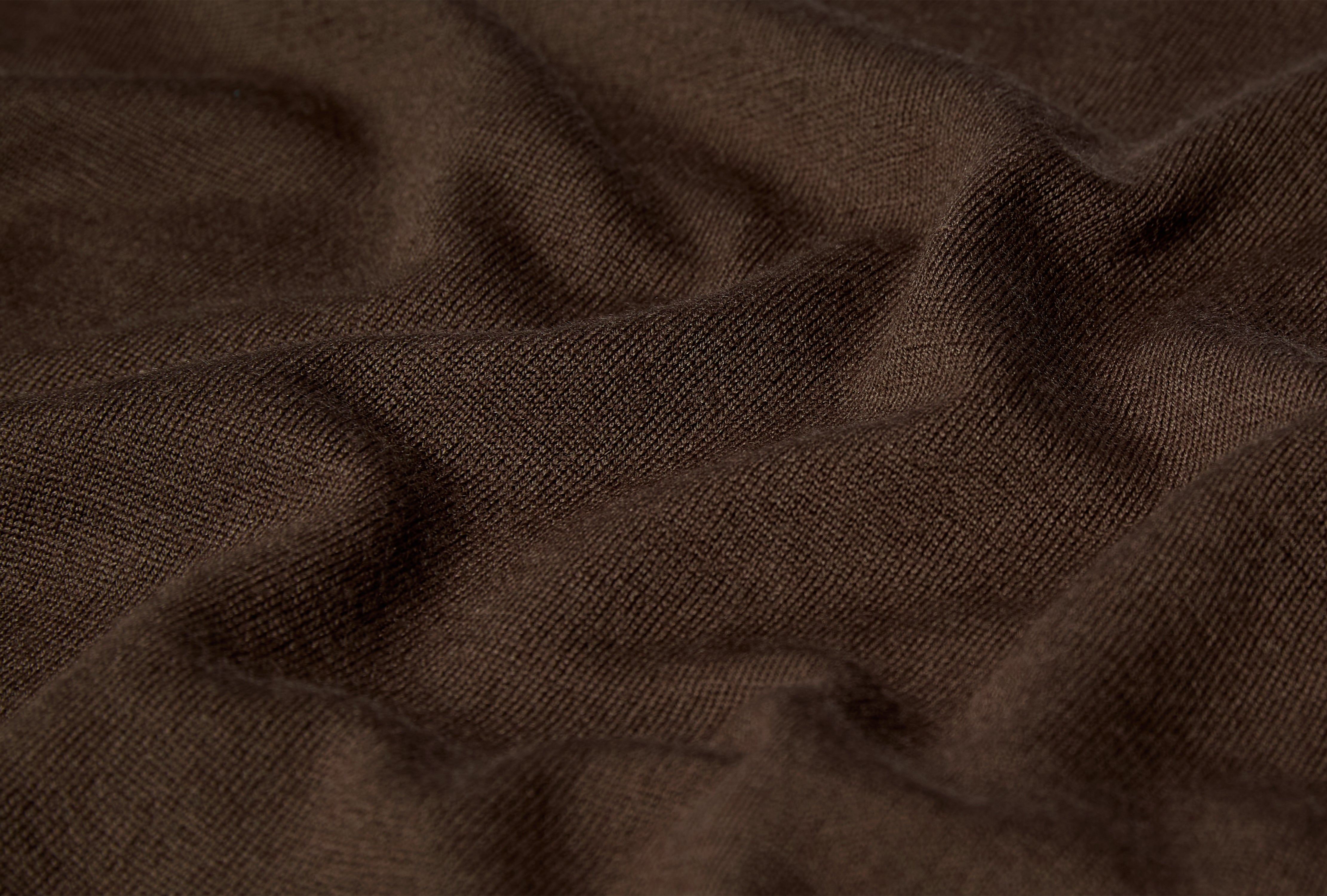 MERINO CREW NECK JUMPER MJUM8058 Brown