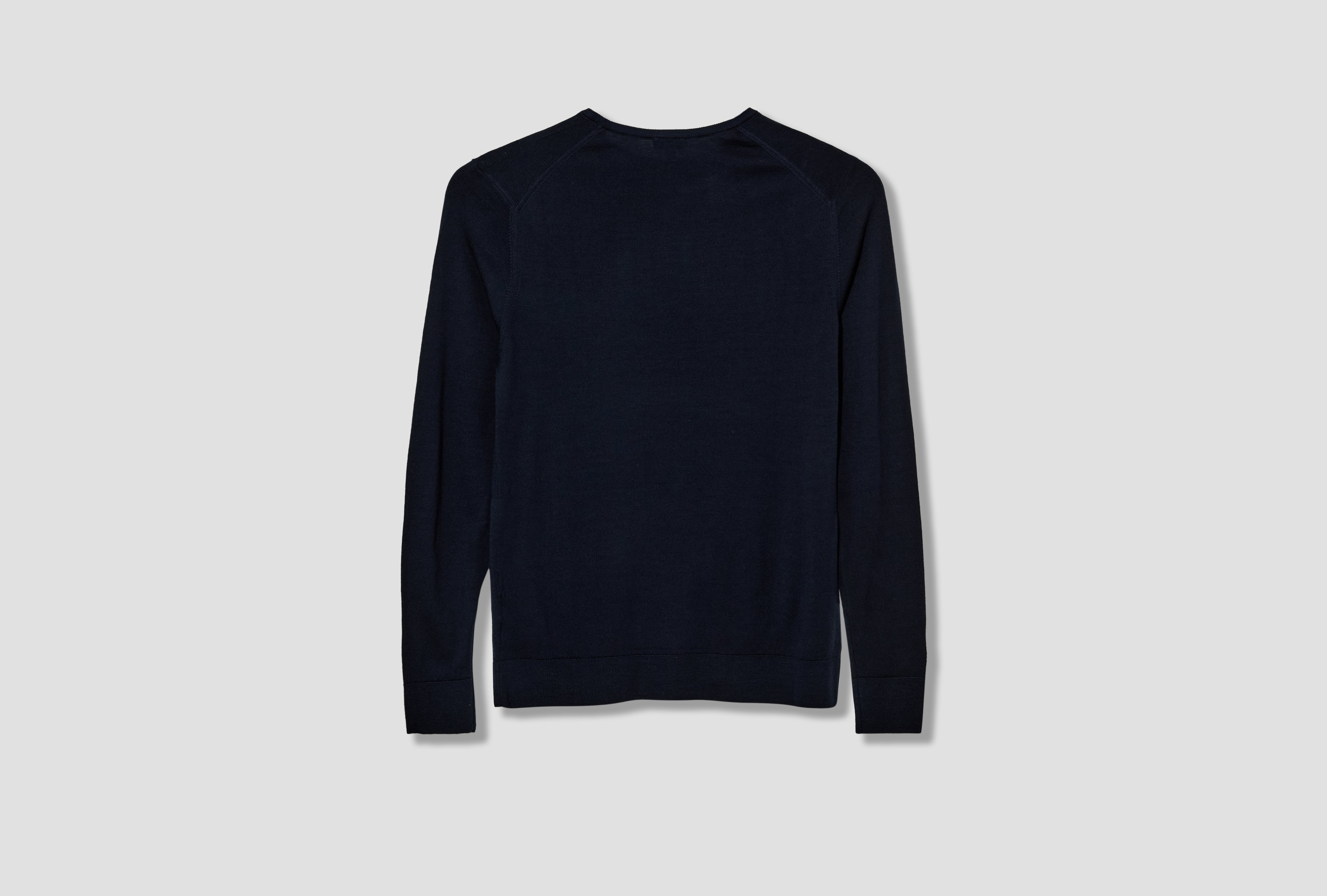 MERINO CREW NECK JUMPER MJUM8058 Navy