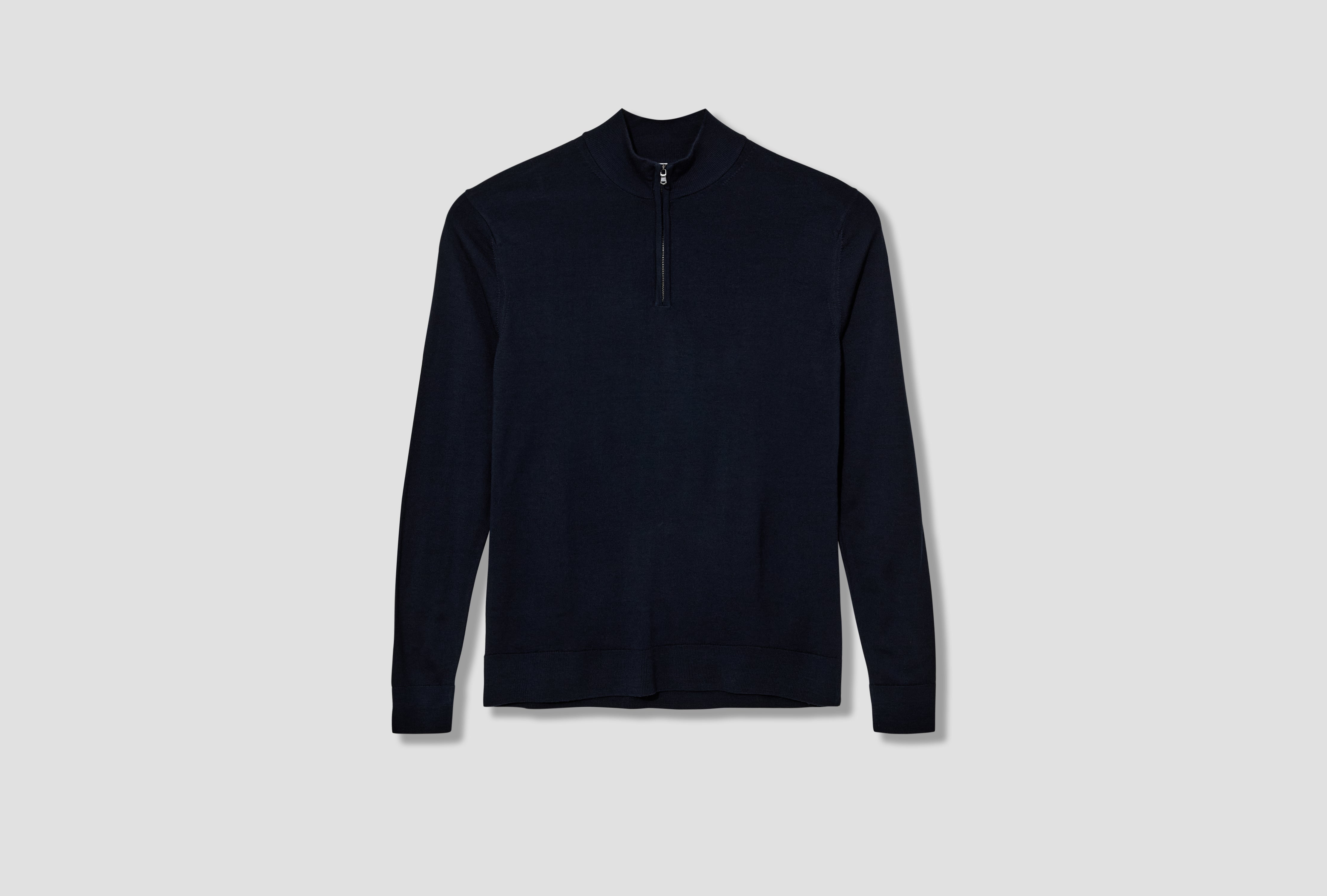 HALF ZIP SWEAT MJUM8116 Navy