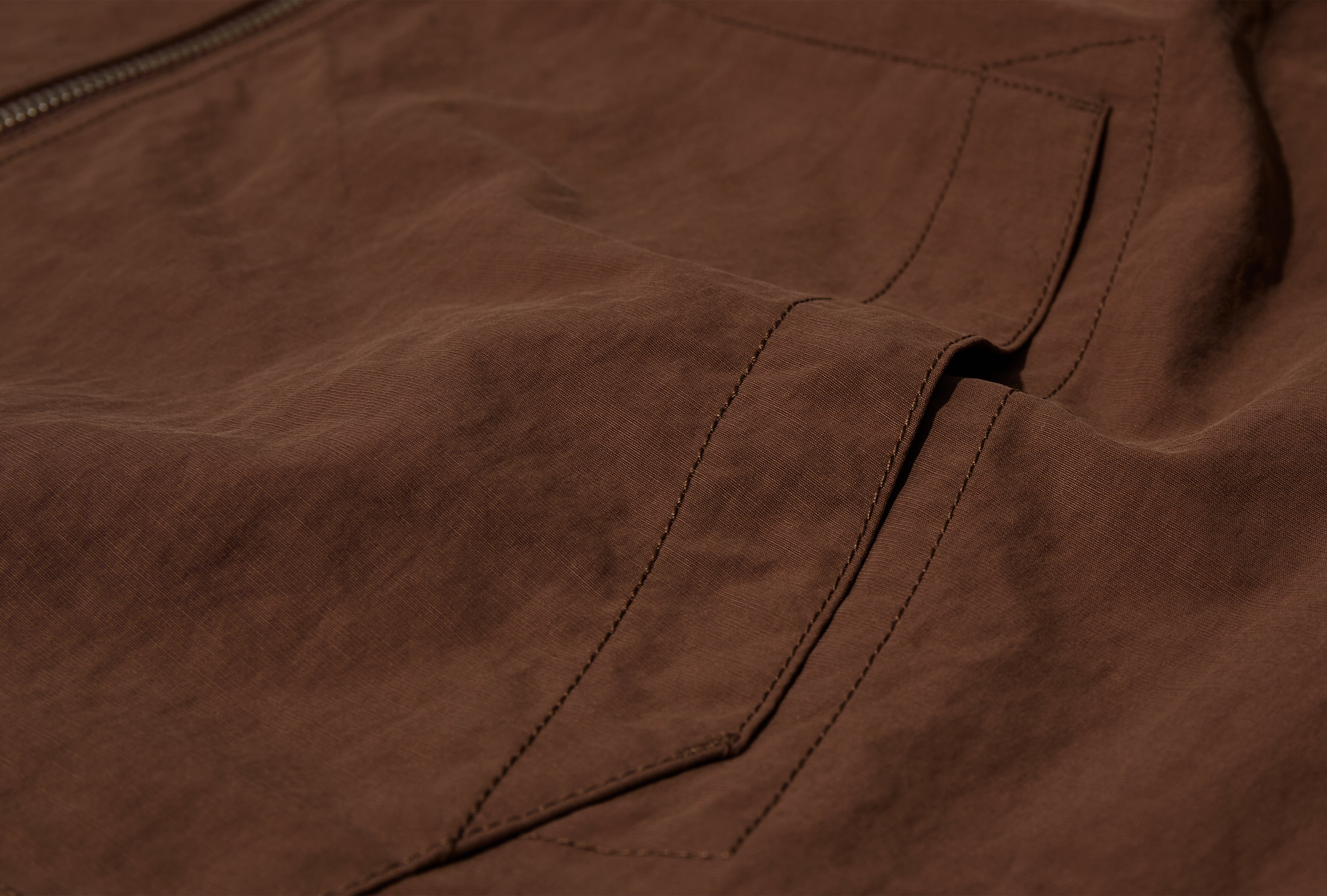 NYLON BEACH SHELL 115893 Brown
