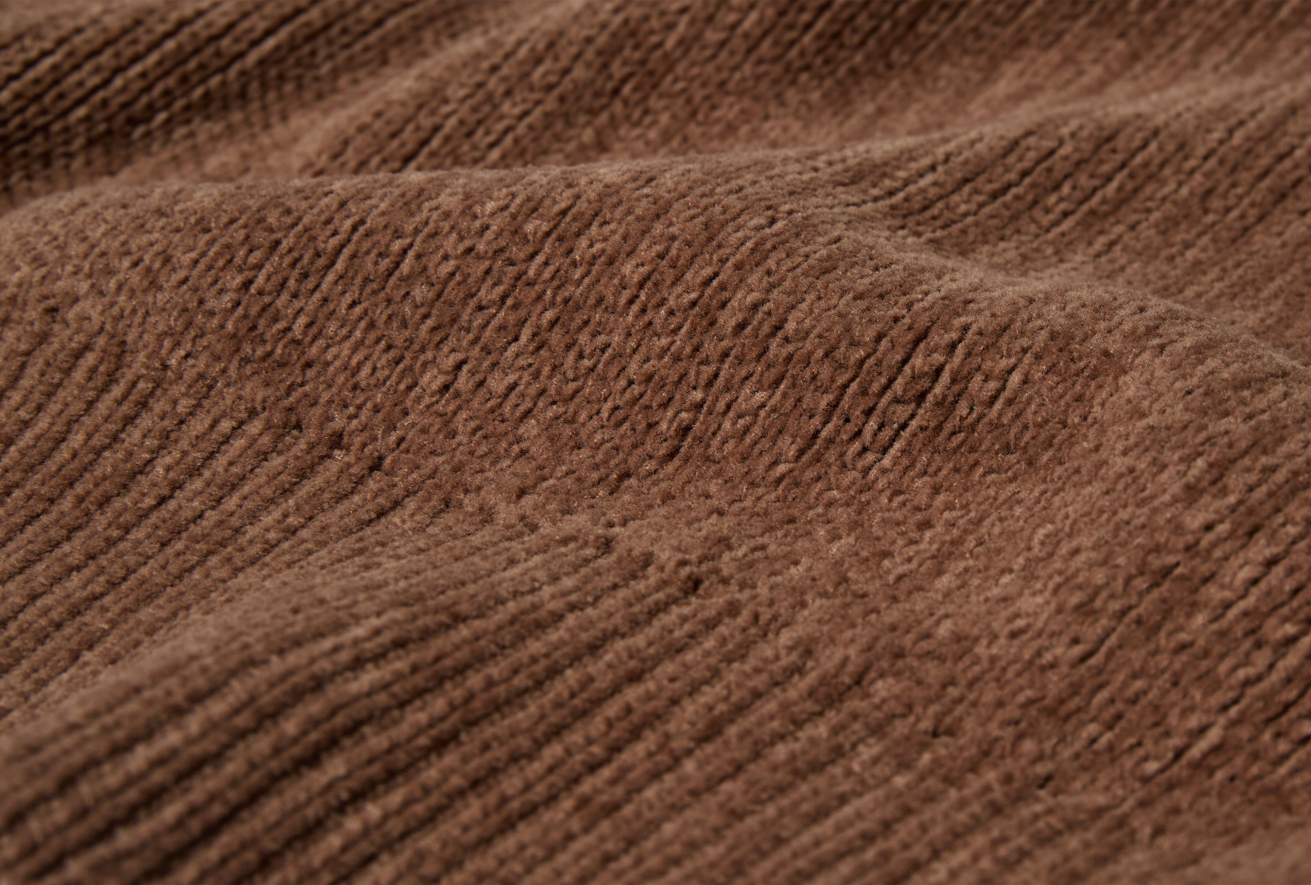EXPOSED SEAM SWEATER 117271 Brown