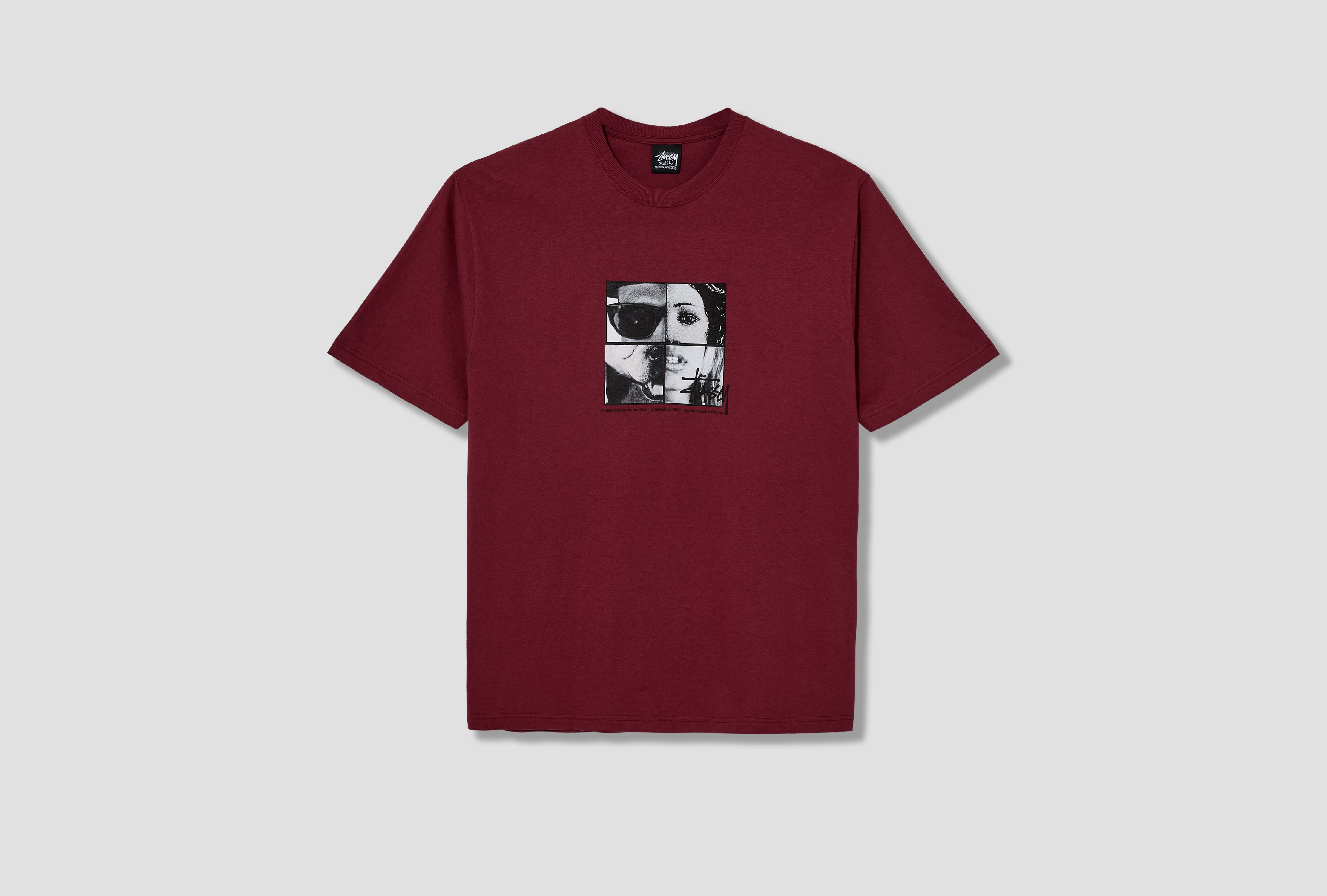 PERSONALITIES TEE 1905120 Burgundy
