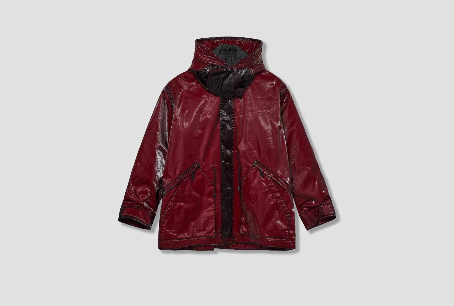UNEVEN RIPSTOP PRISMATICO GARMENT DYED K2 S15 41000 79 S0237 Burgundy