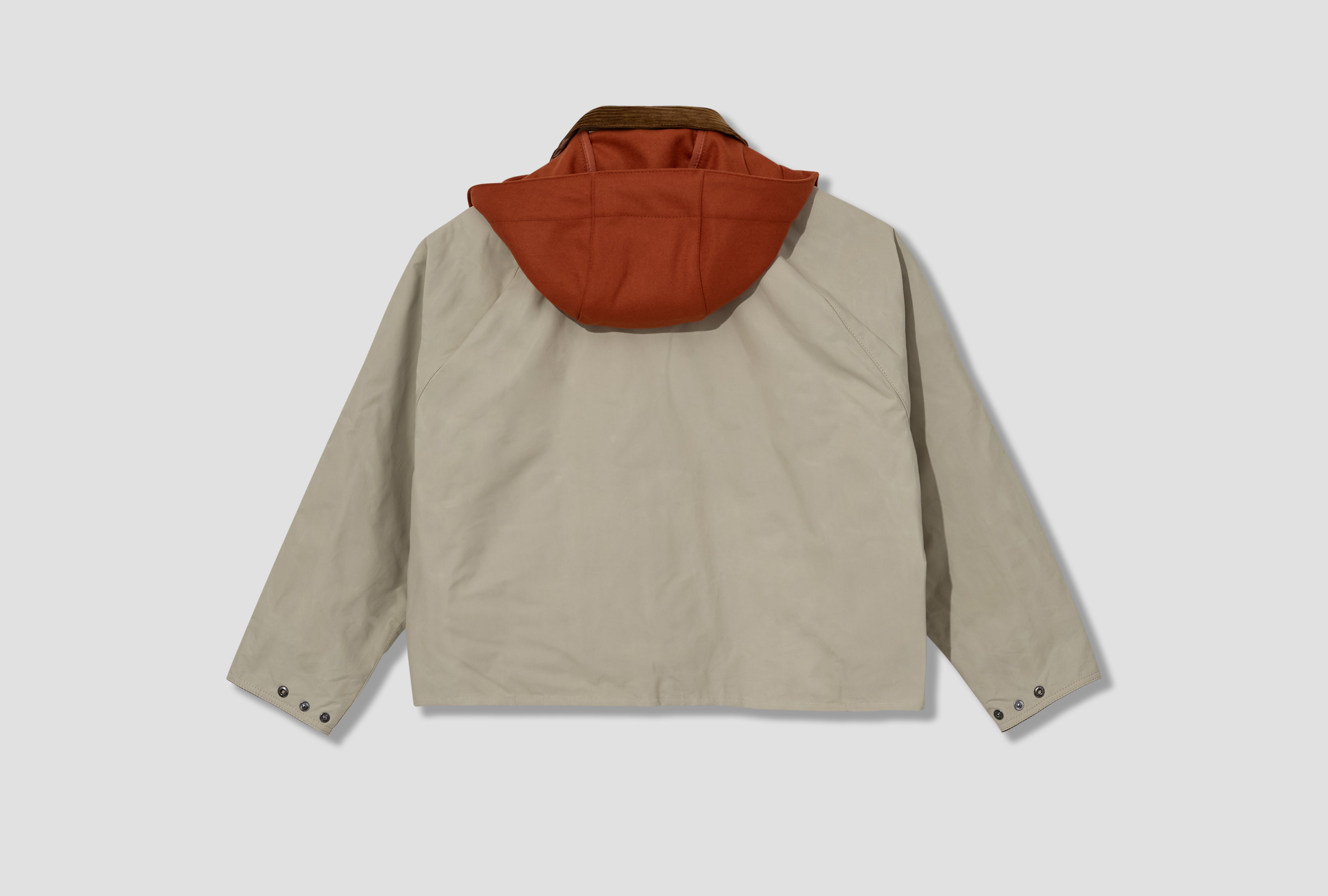 BARBOUR X KAPTAIN SUNSHINE - CRUISER CASUAL JACKET MCA1070 Light grey