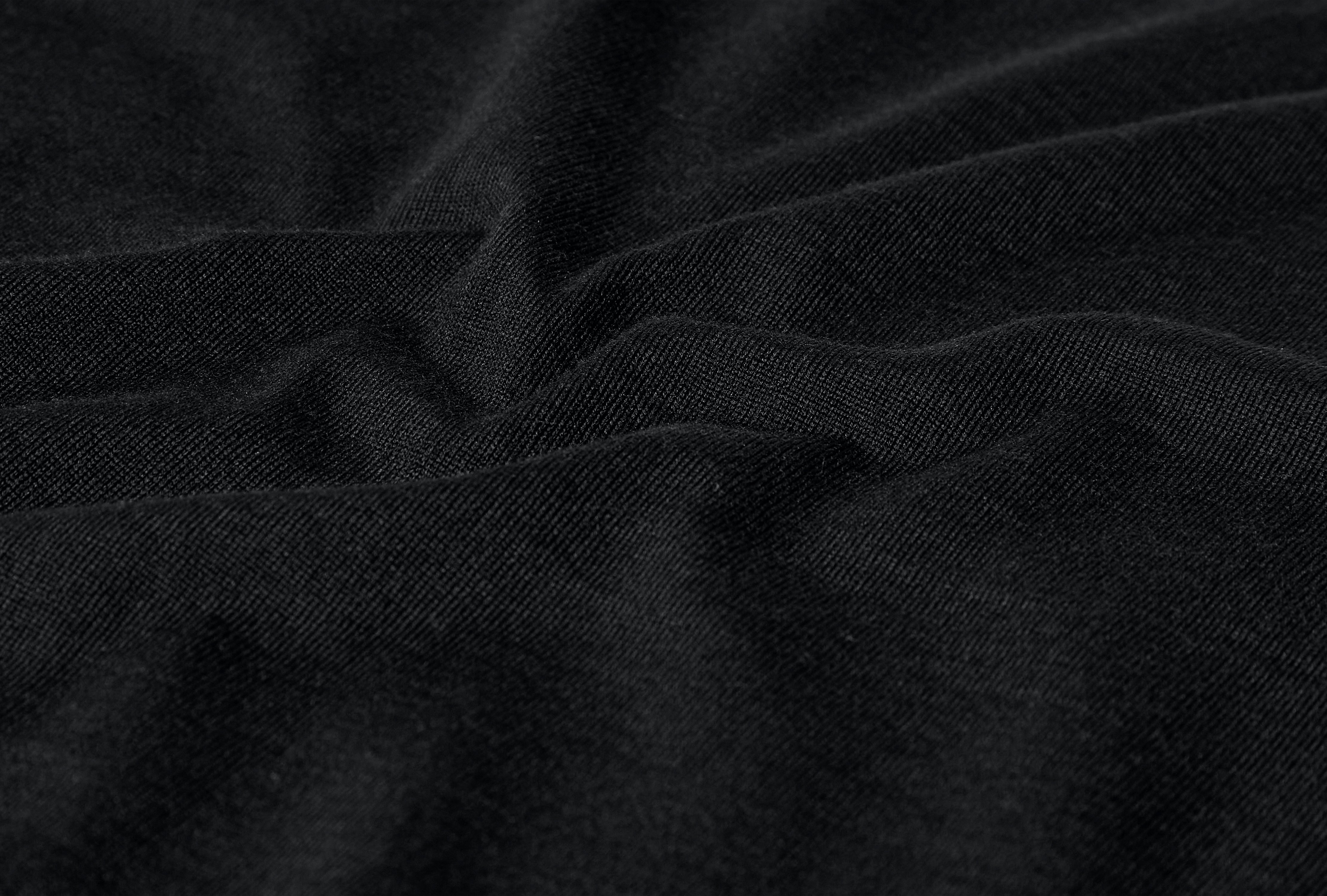 SUPERIOR MERINO CREW NECK BN-FE-001 Black