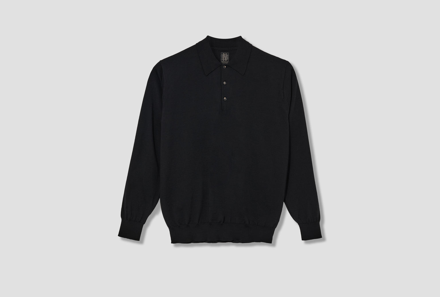 SUPERIOR MERINO POLO BN-FE-008 Black