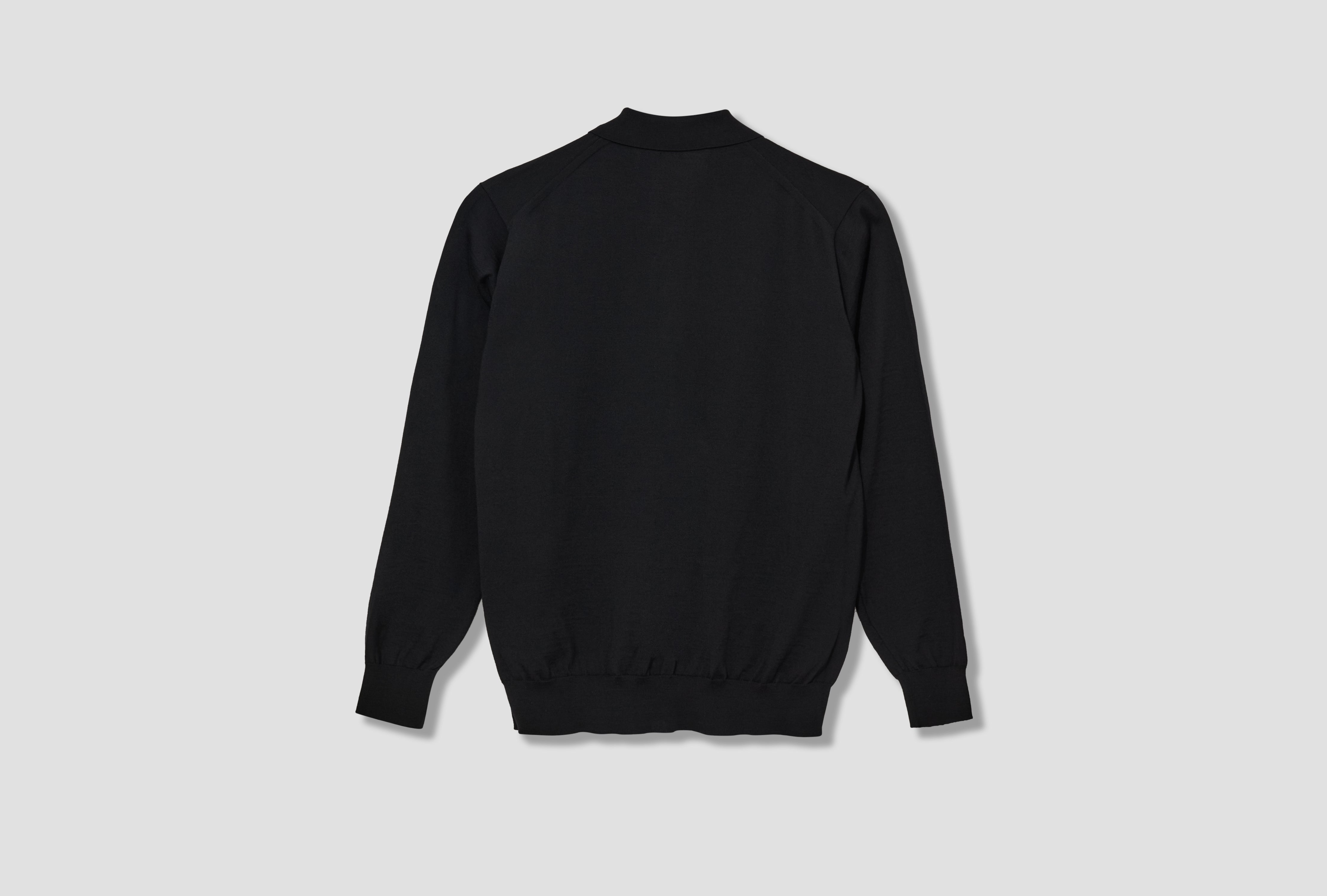 SUPERIOR MERINO POLO BN-FE-008 Black