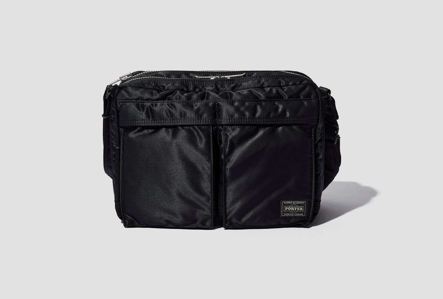 TANKER - SLING BAG W ZIP (L) 622-08633 Black