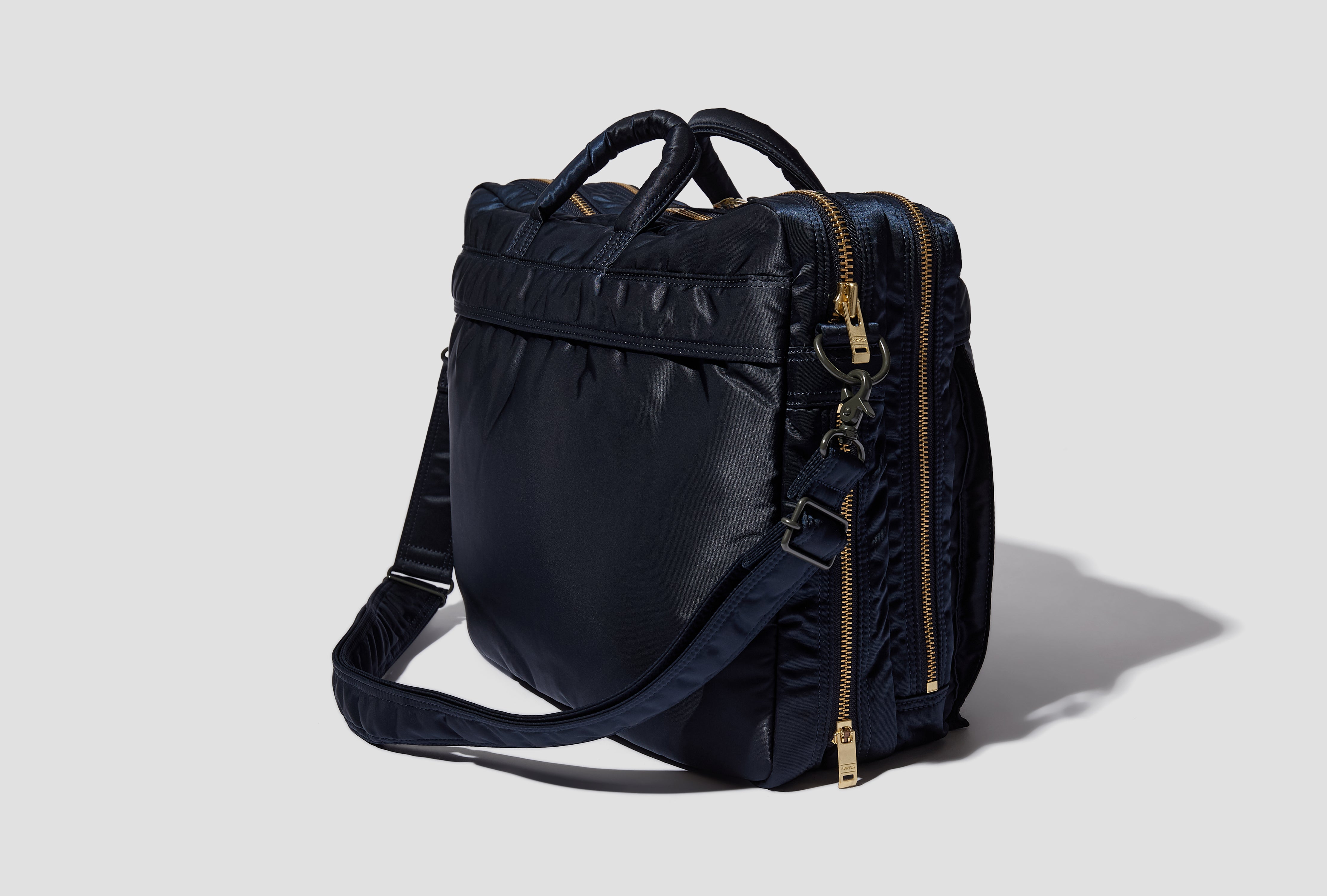 TANKER - 2WAY DOCUMENT BAG (W-ZIP) 622-15151 Navy