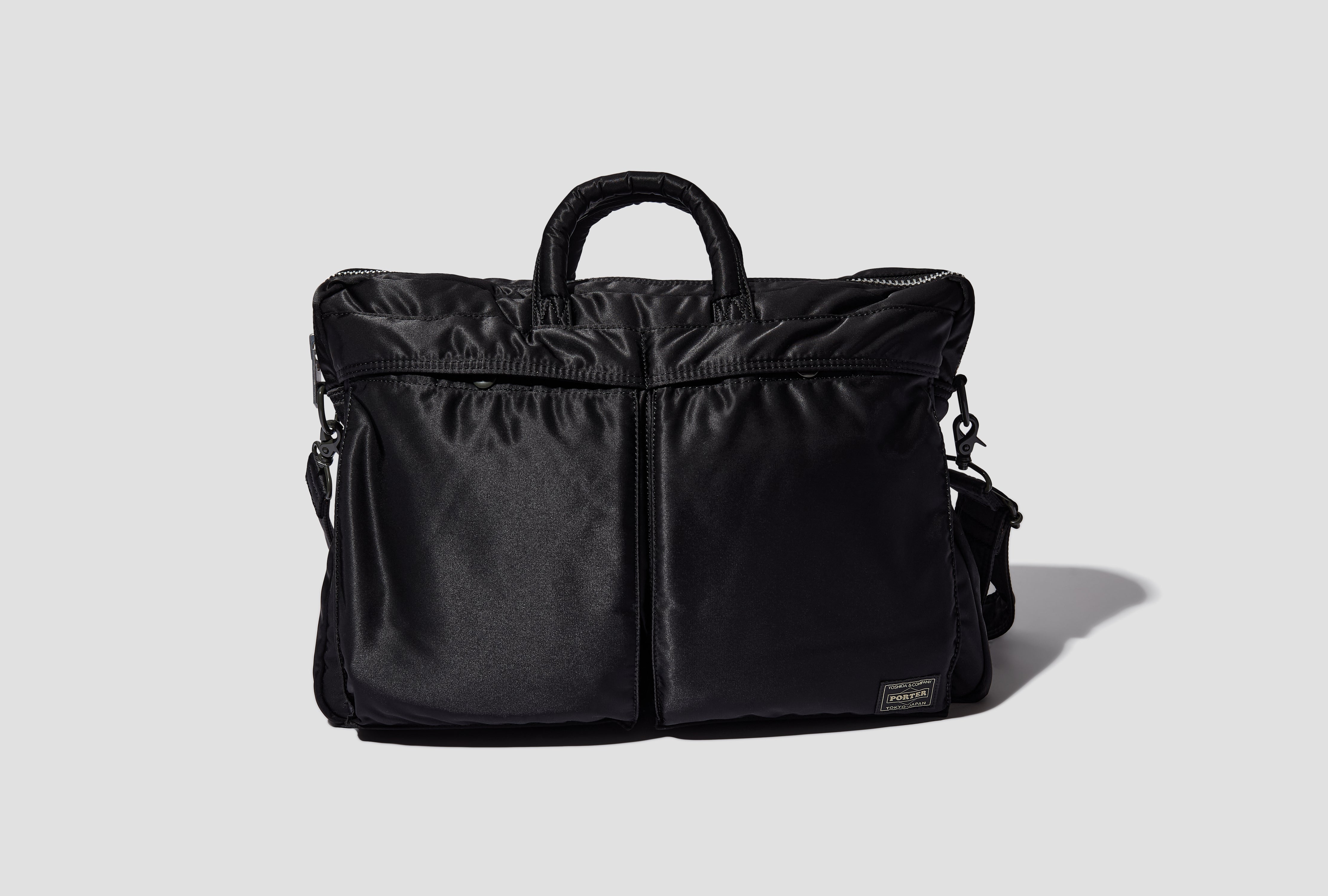 TANKER - 2WAY DOCUMENT BAG 622-15152 Black