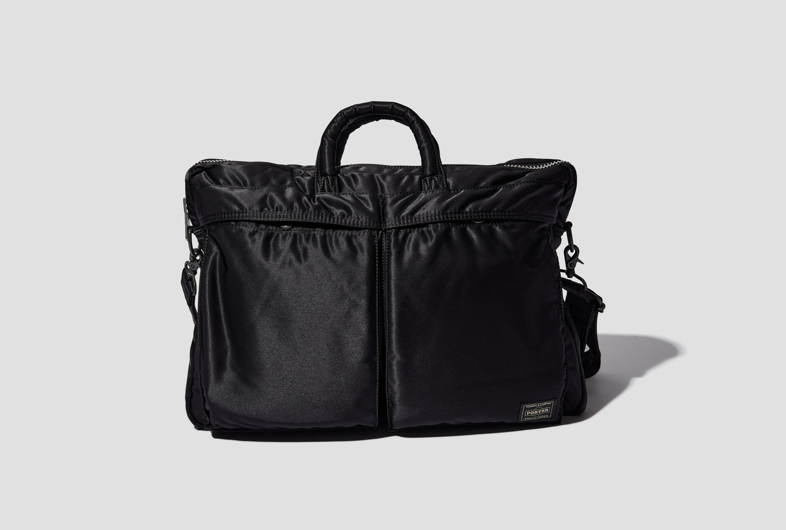 TANKER - 2WAY DOCUMENT BAG 622-15152 Black