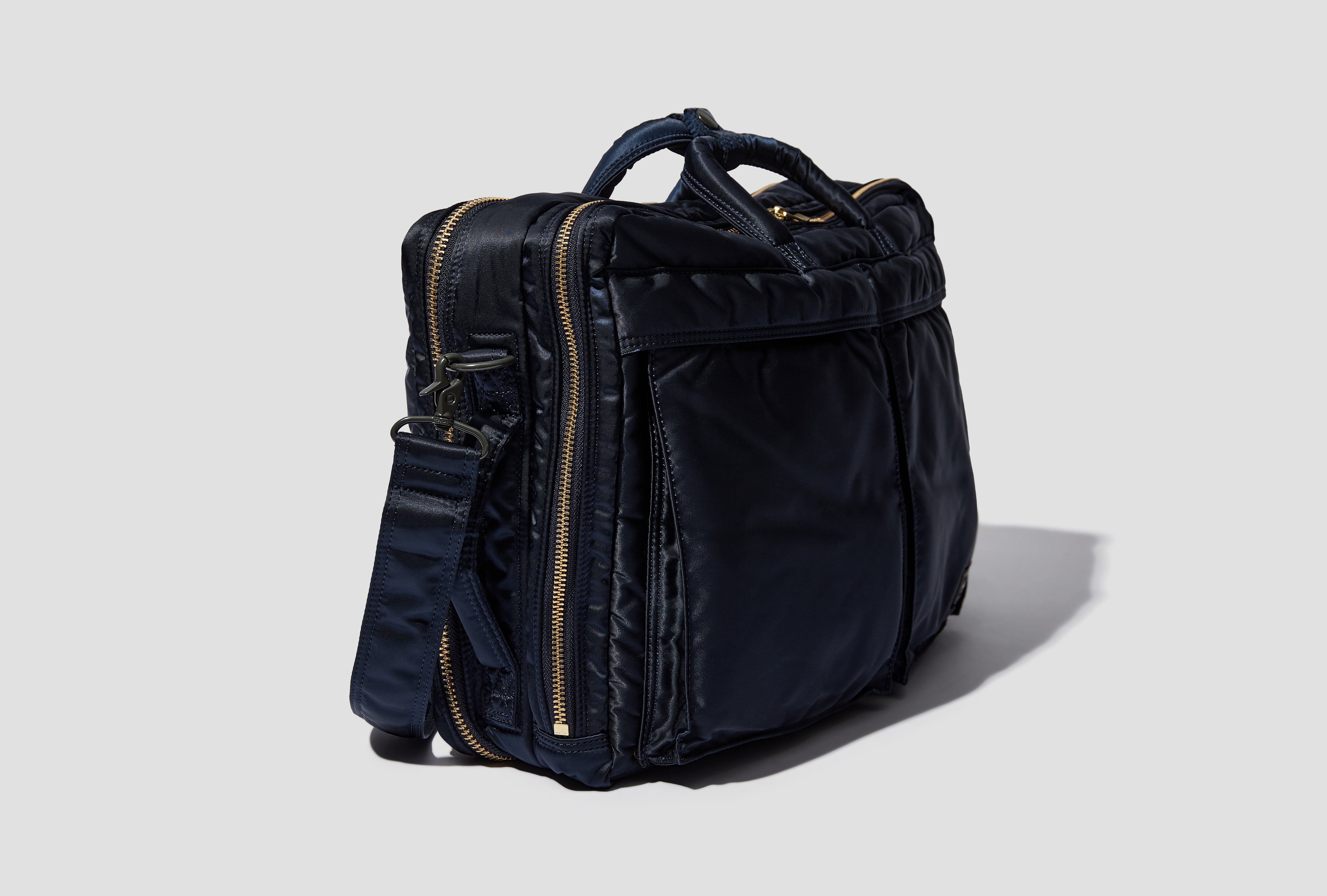 TANKER - 3WAY DOCUMENT BAG (W-ZIP) 622-26107 Navy