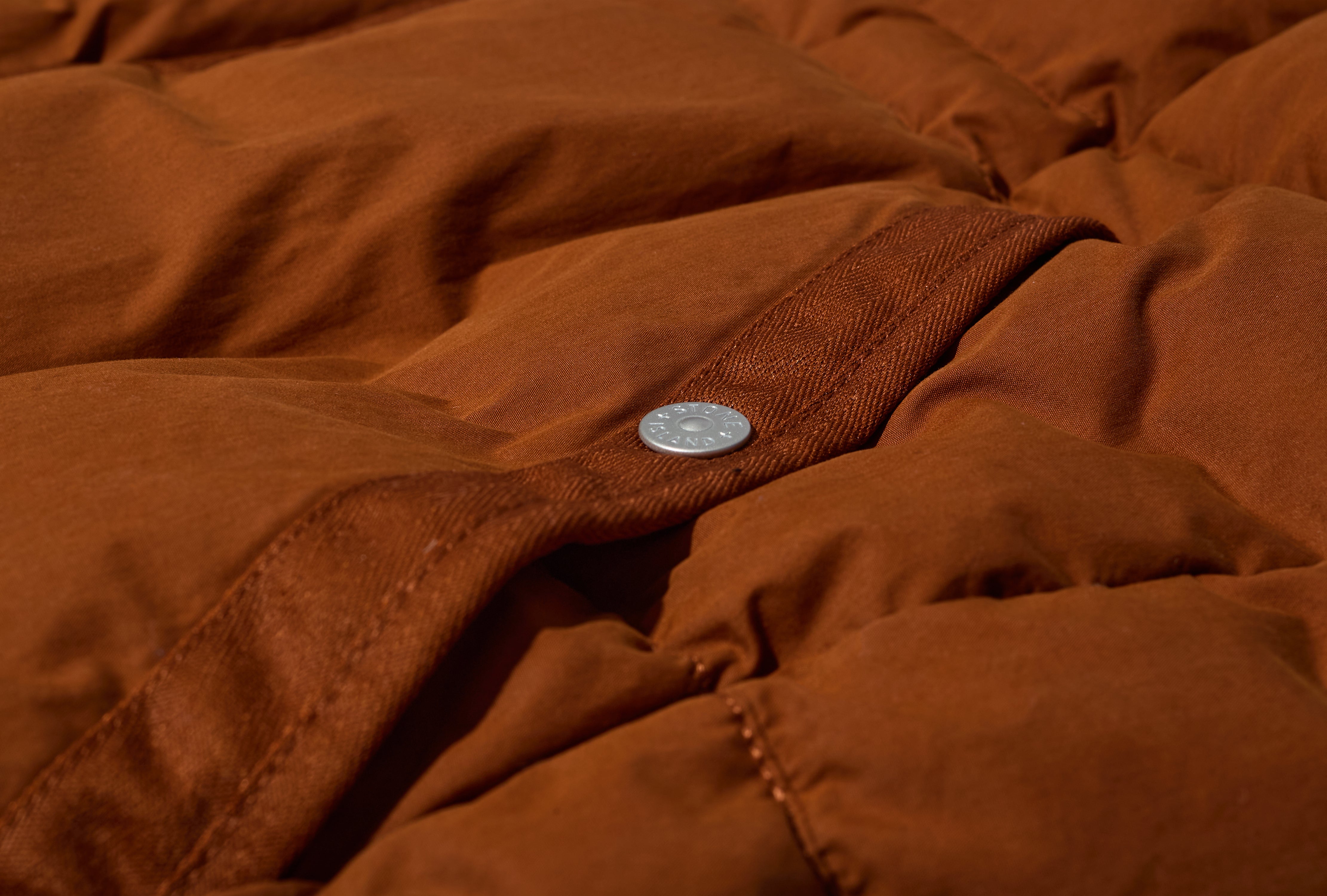 COTTON NYLON TELA 60% ORGANIC COTTON / 33% RECYCLED NYLON STONE ISLAND MARINA K2 S15 G1000 11 S0X24 Brown