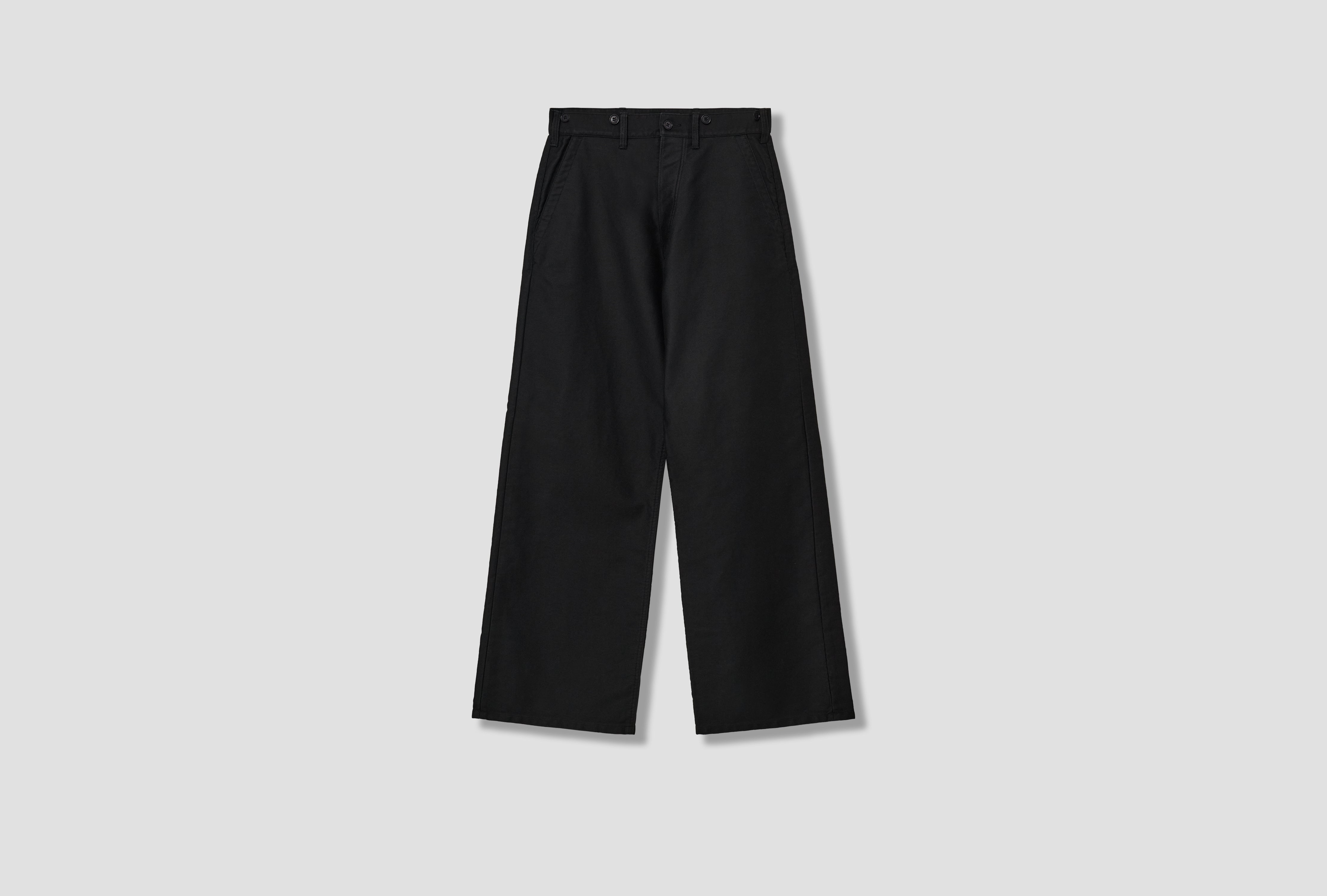 LOT.204 ENGINEER TROUSERS - BLACK TTAW25204