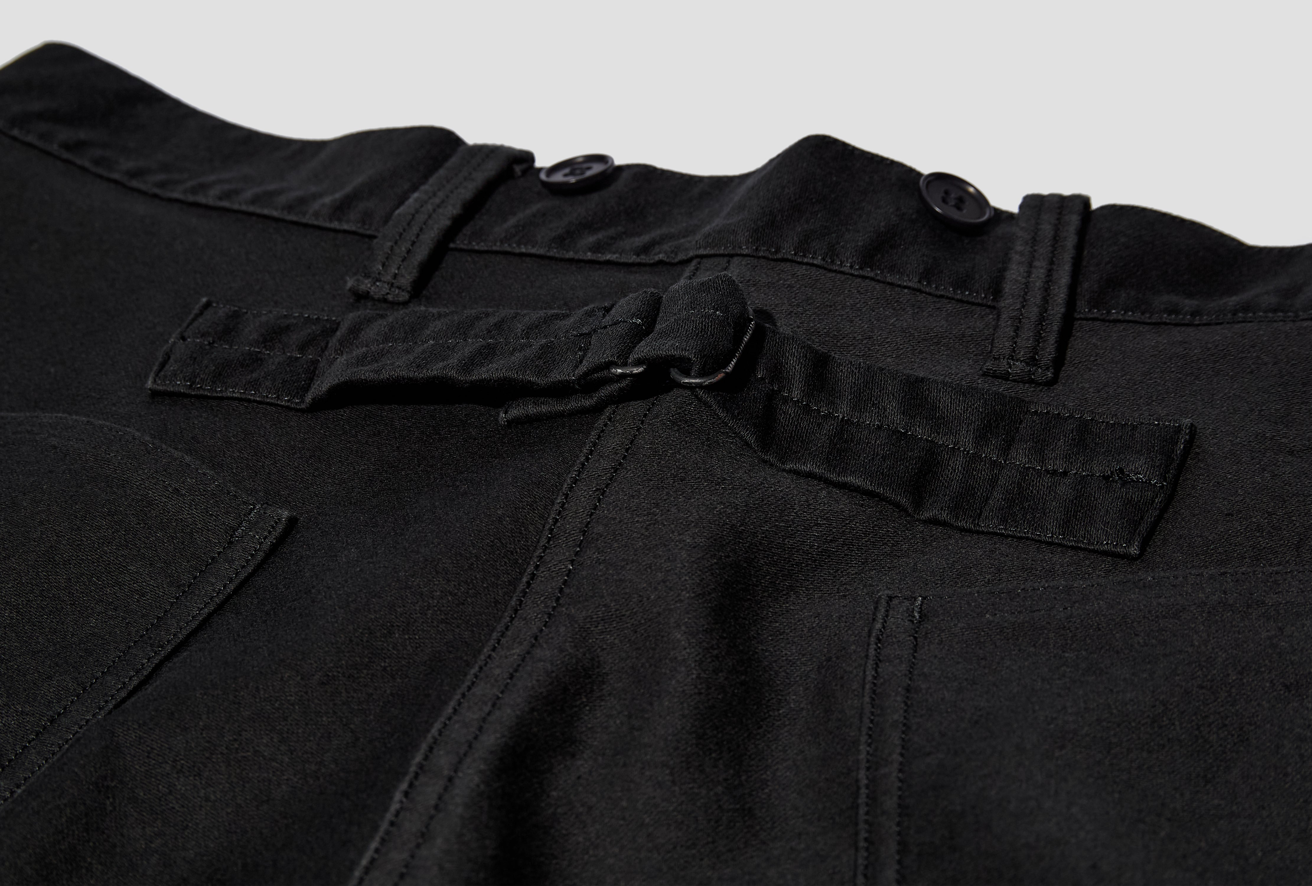 LOT.204 ENGINEER TROUSERS - BLACK TTAW25204