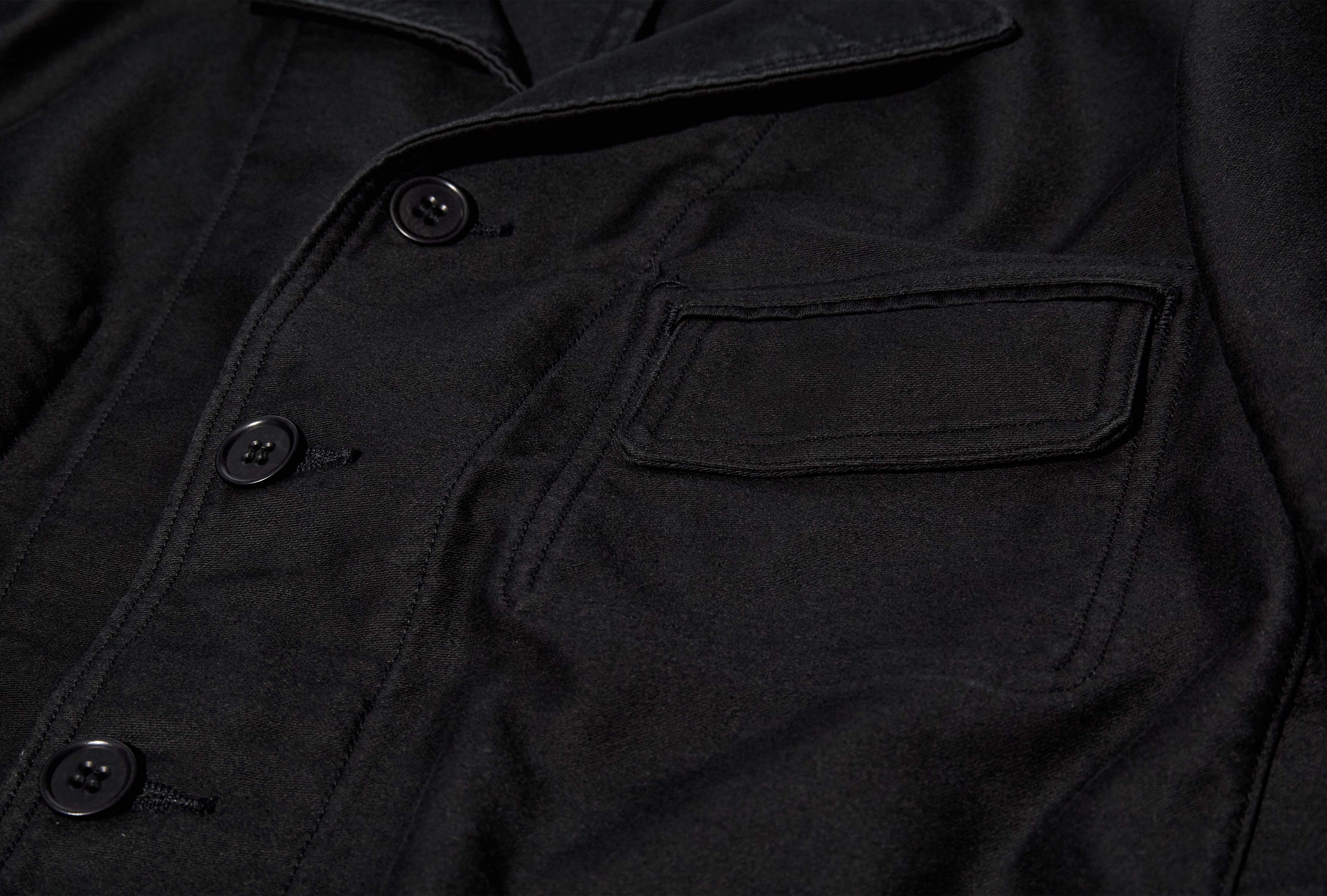 LOT.316 SACK COAT - BLACK TTAW25316