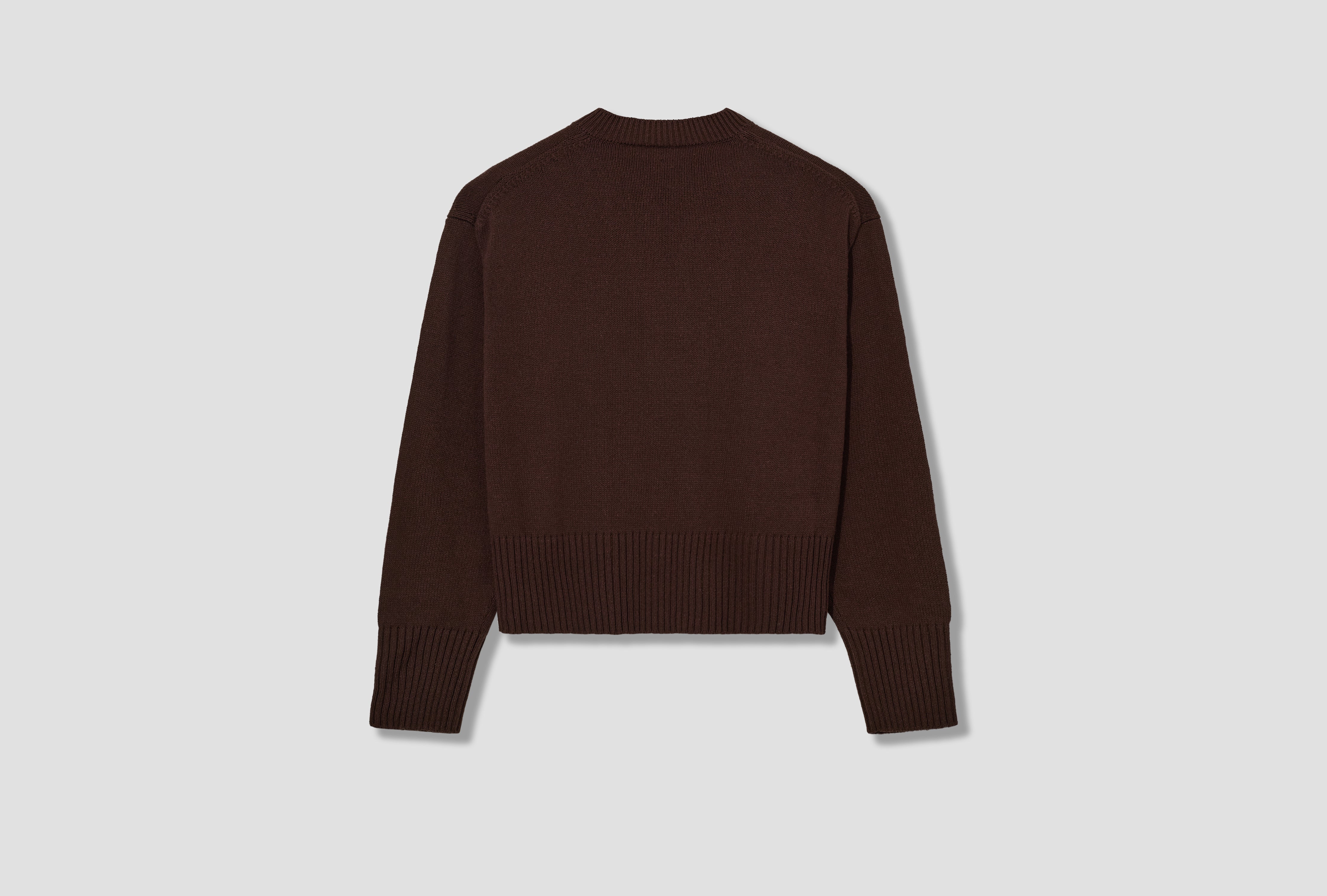 LOT.506 DB CARDIGAN - BROWN TTAW25506