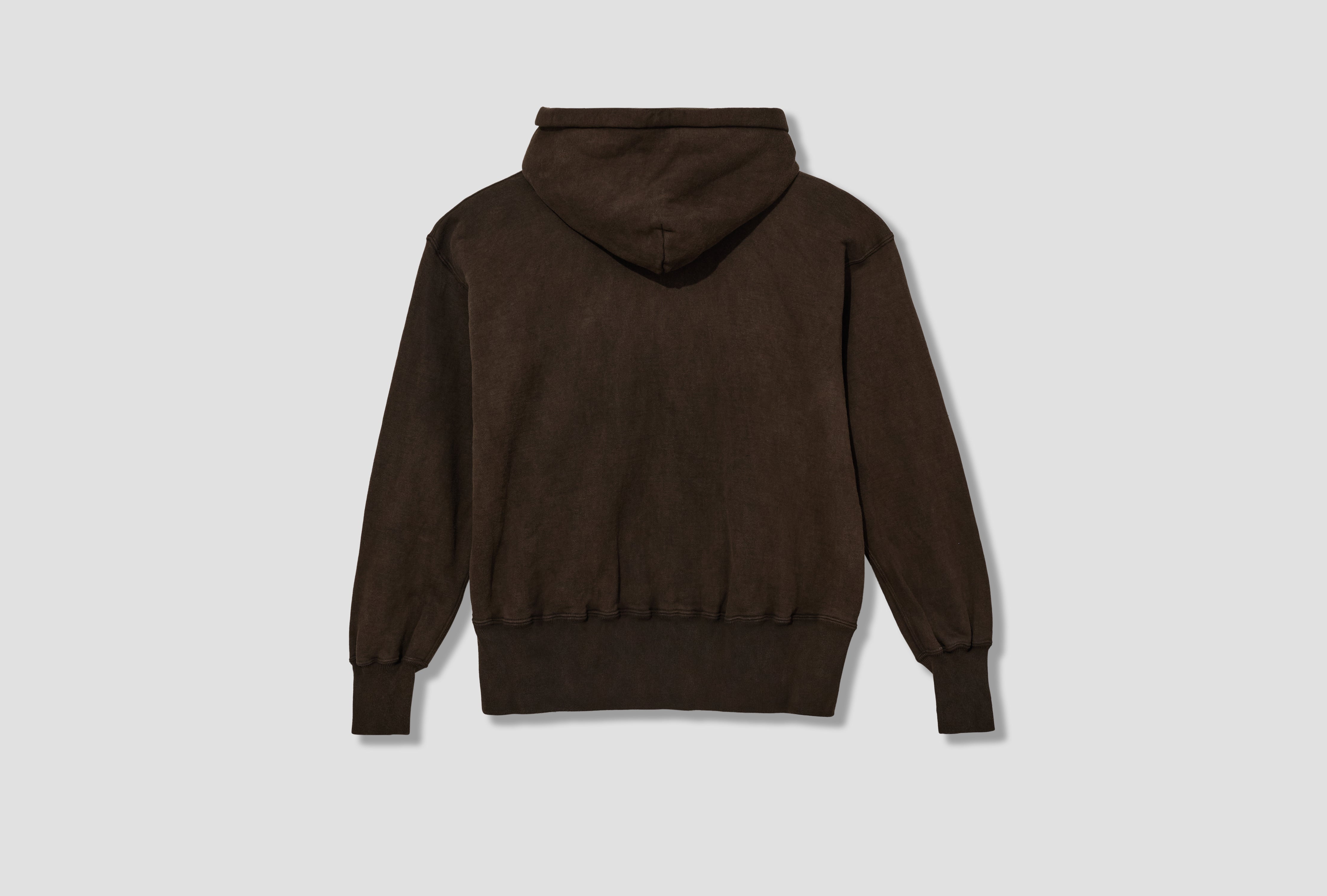 LOT.606 HOODED SWEAT SHIRT - MUD DYED BROWN TTAW25606