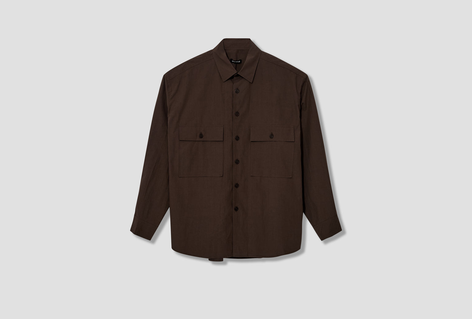 BIG SHIRT - ORGANIC COTTON TYPEWRITER / ANTHRACITE