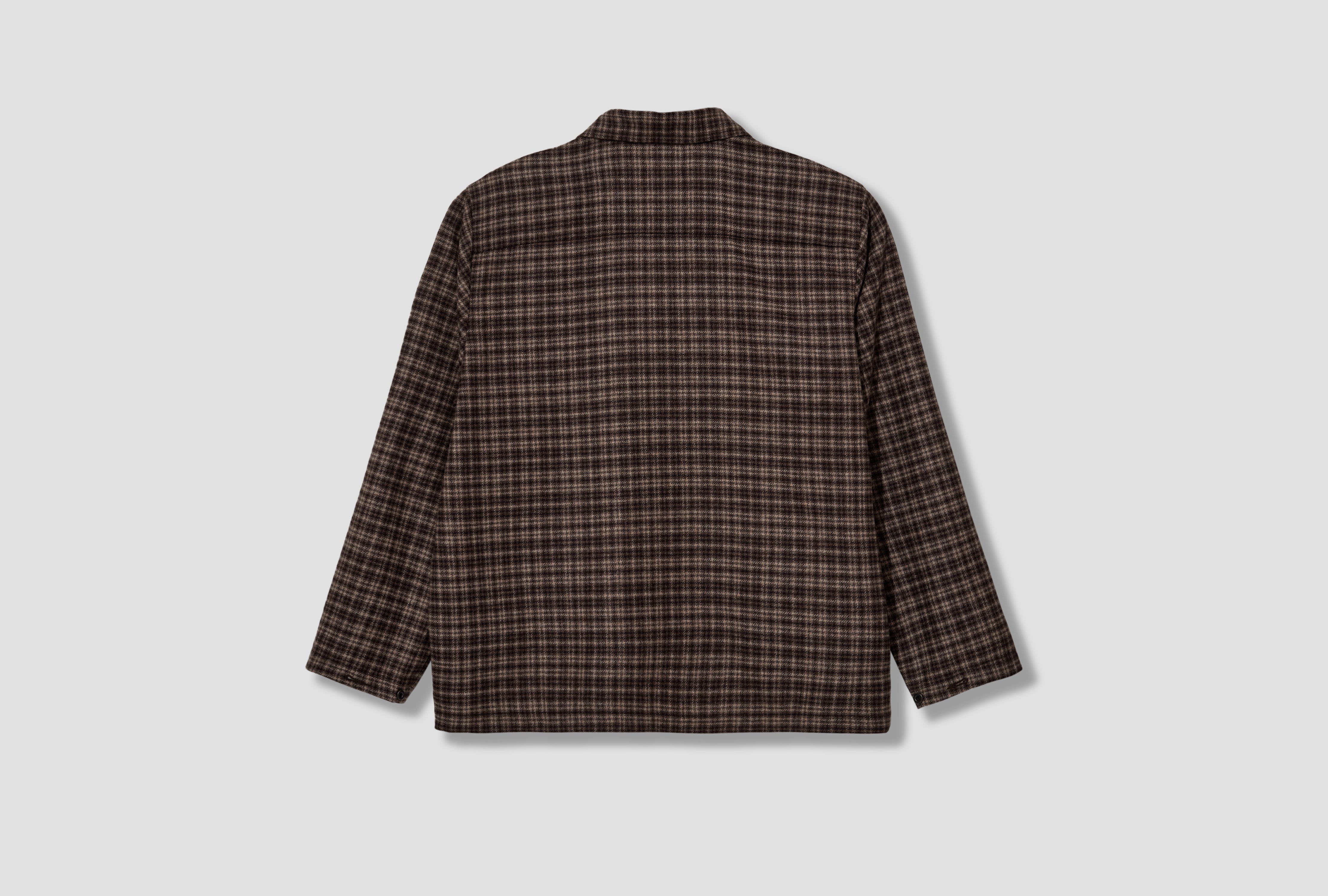 FIELD SHIRT - IRISH WOOL FLANNEL / BROWN/BEIGE