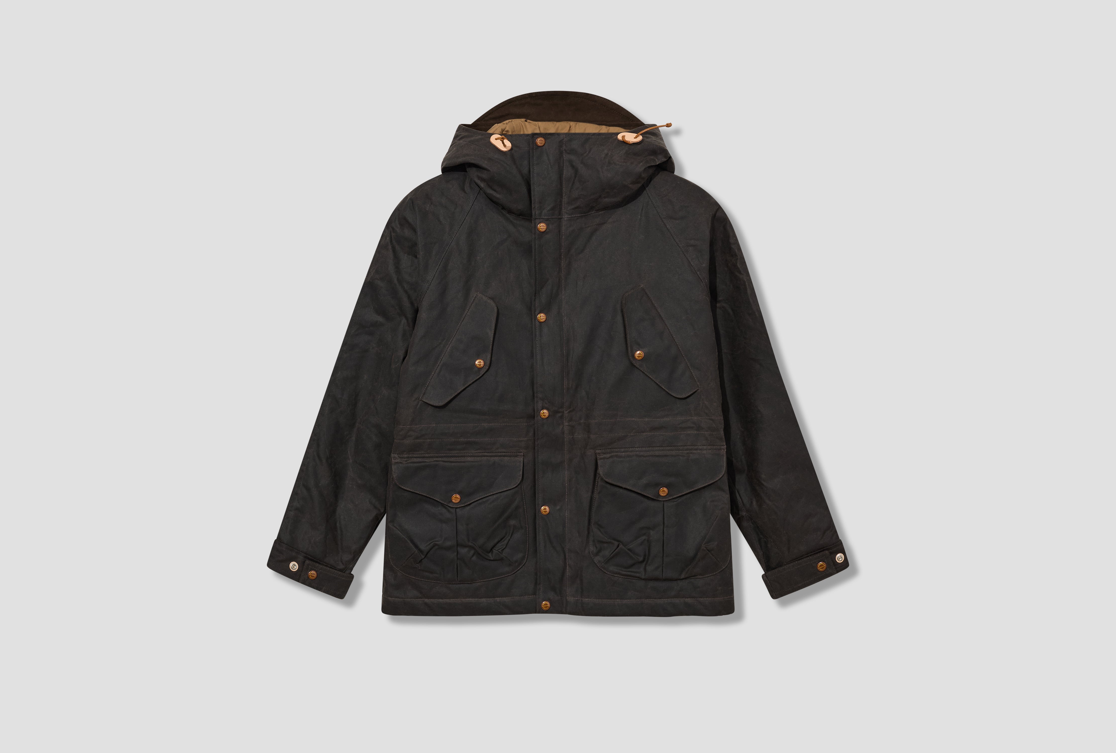 NEW FISHERMAN PARKA 7091-WX Dark brown