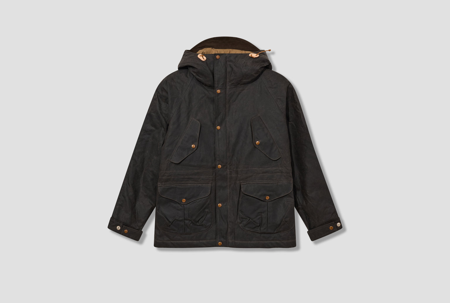 NEW FISHERMAN PARKA 7091-WX Dark brown