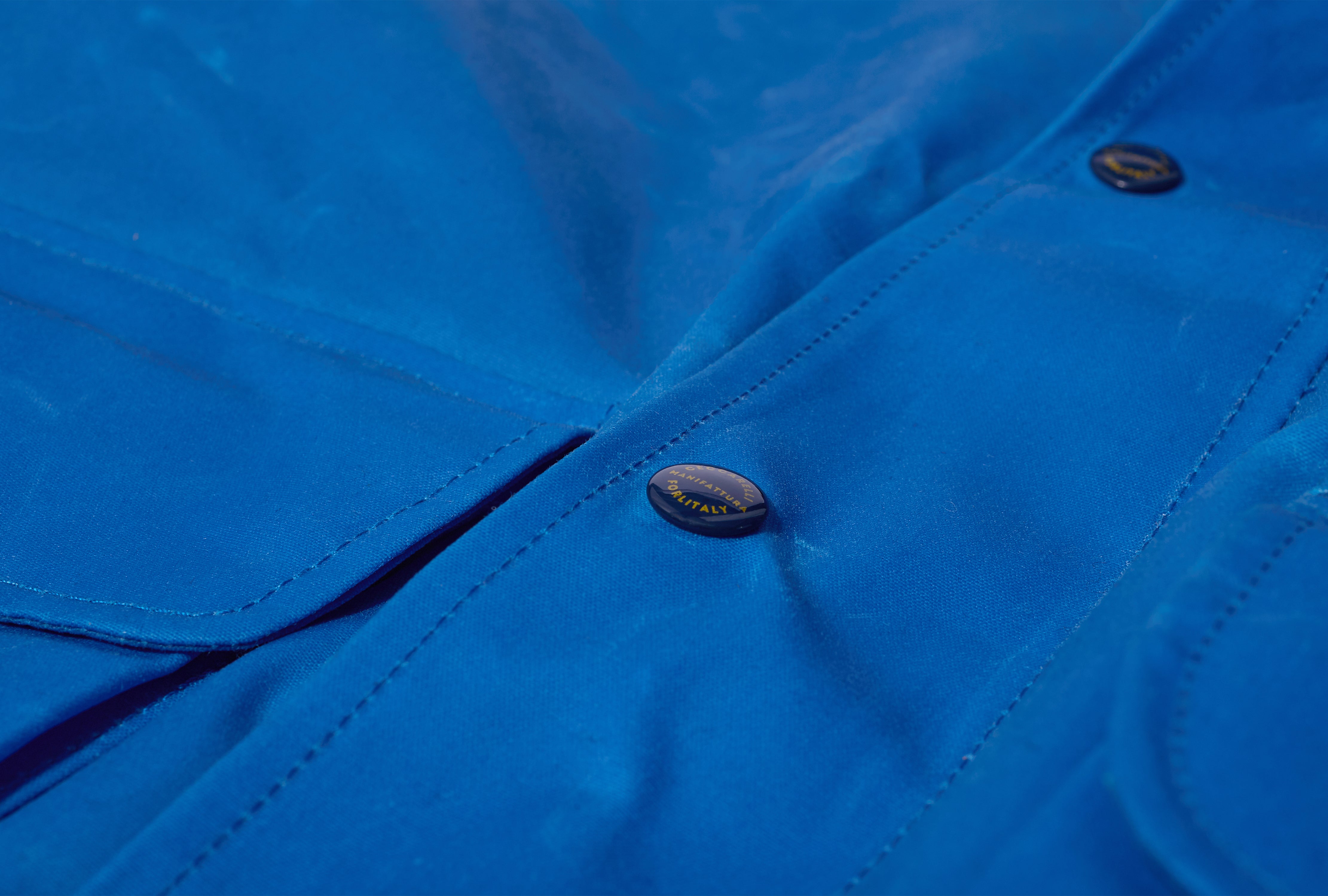 LINED ALLIGATOR VEST 7917-WX Blue