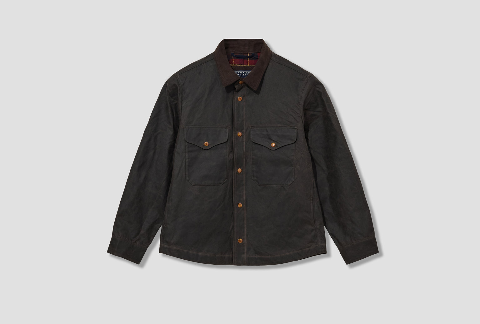 HEAVY SHIRT W7073-WX Dark brown