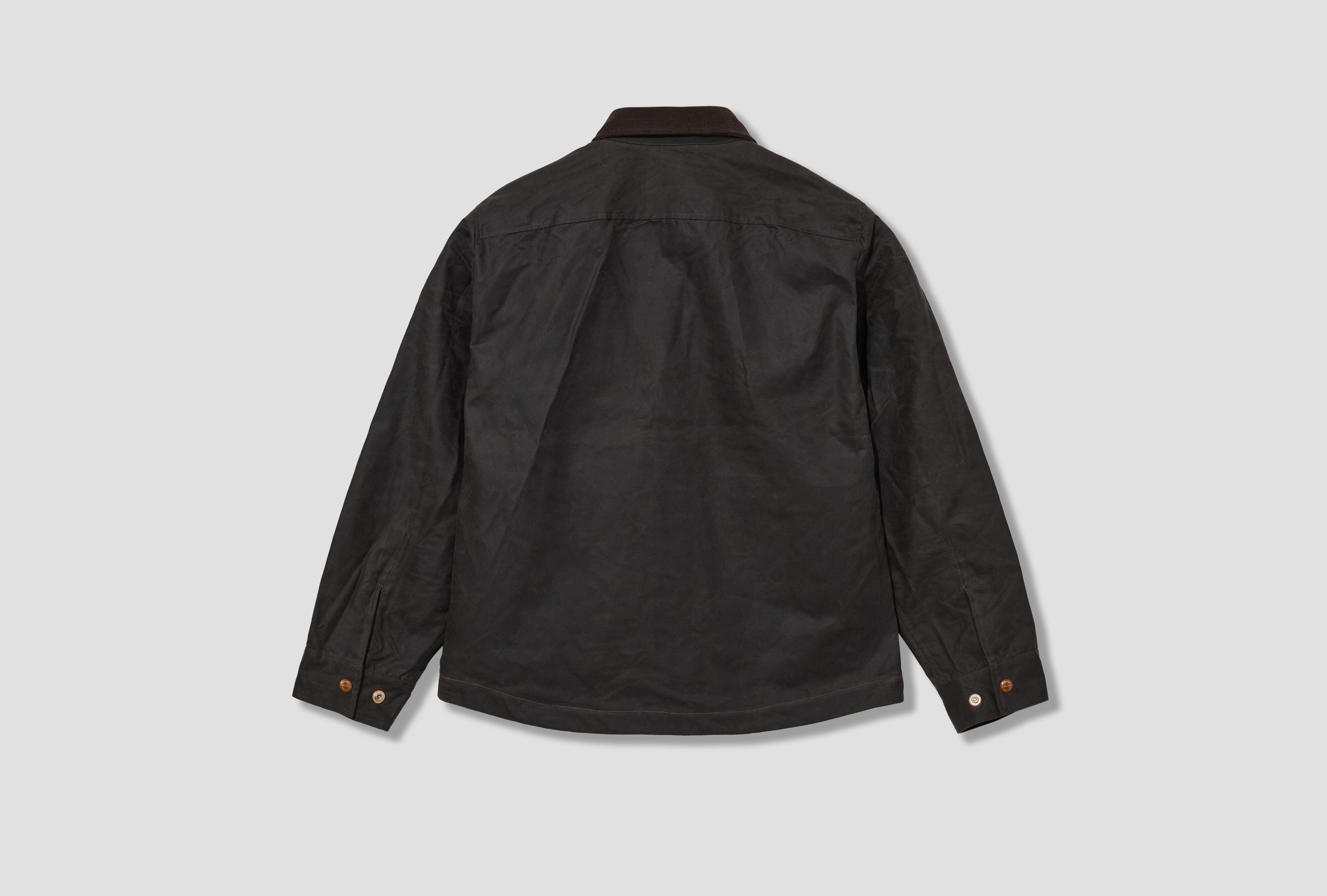 HEAVY SHIRT W7073-WX Dark brown