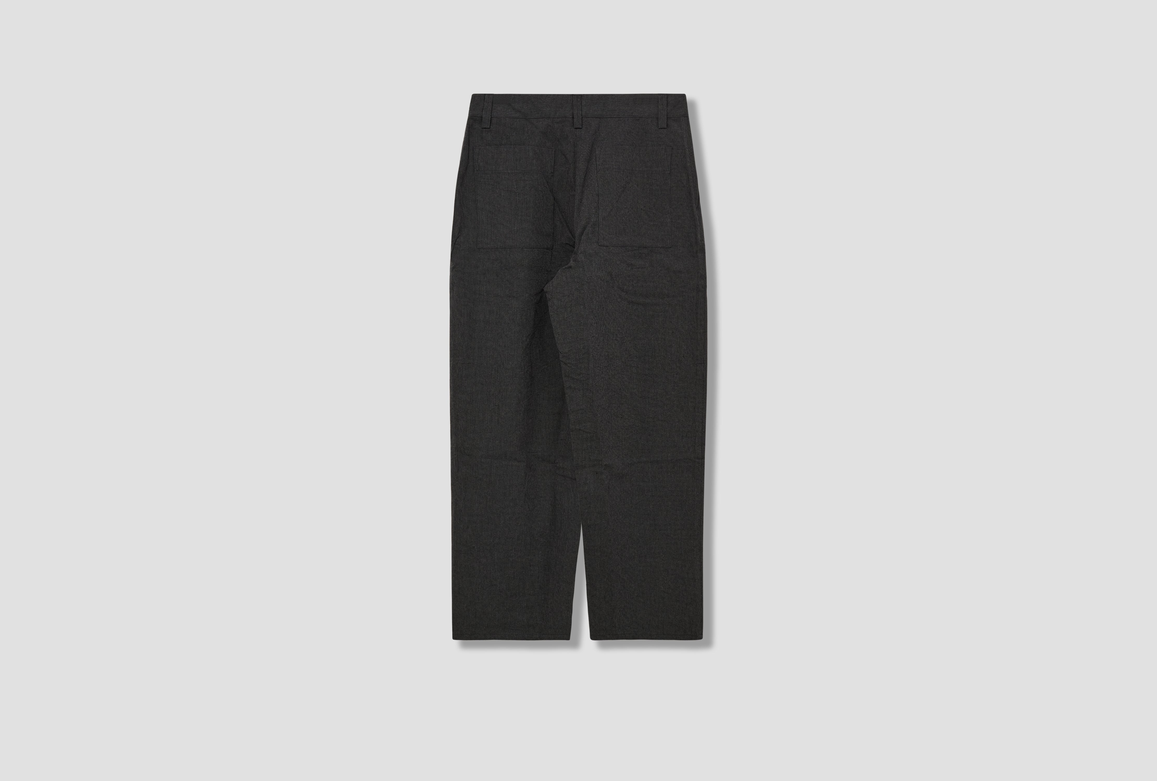 WIDE PANTS - GRANITE WOOL R19P4