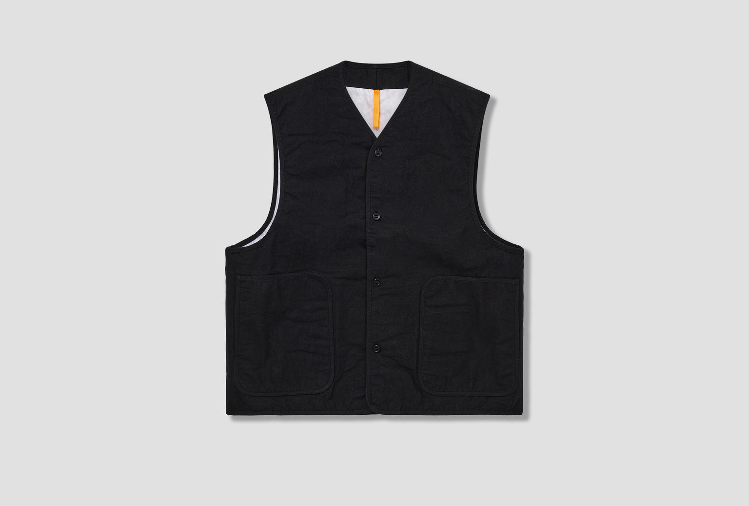 DOWN SHIELD VEST - BLACK WAX R19D5
