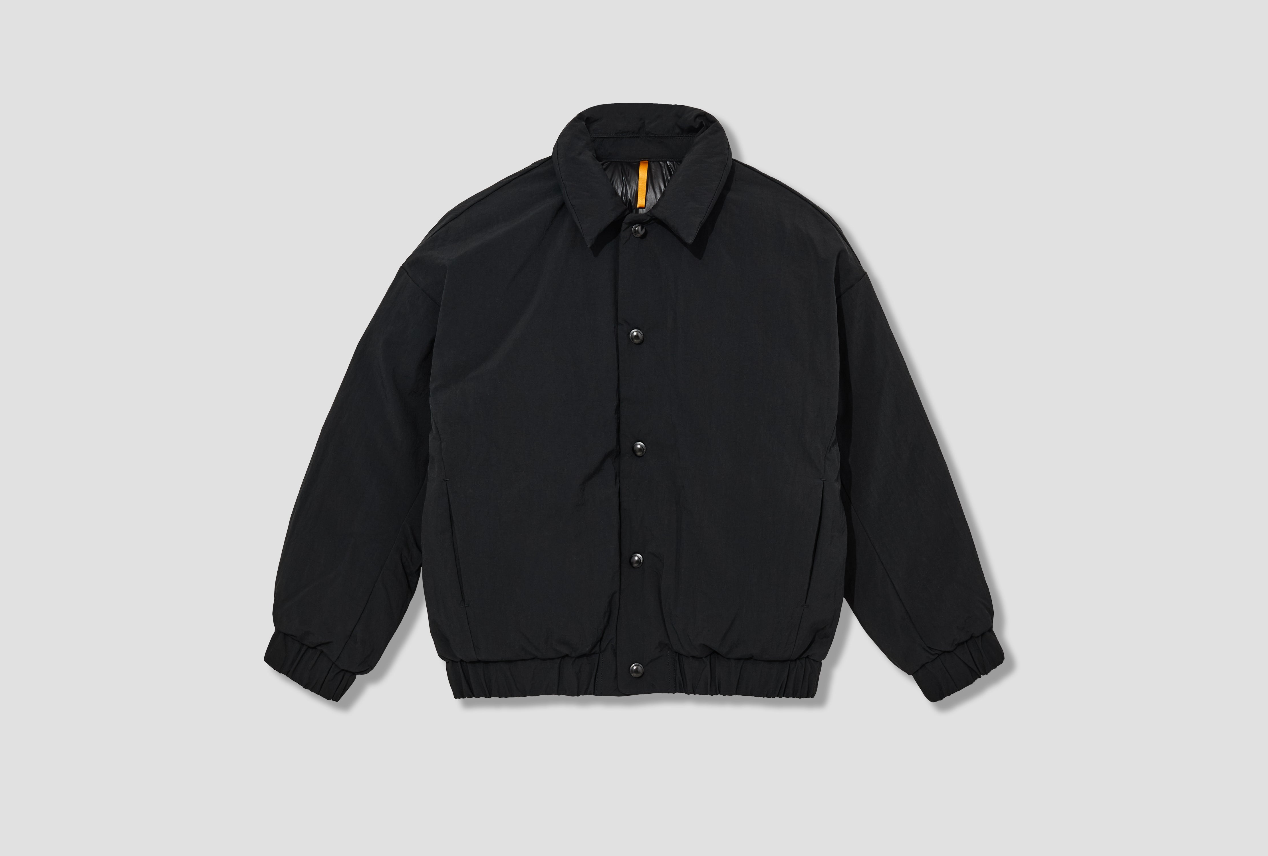 DOUBLE DOWN BLOUSON - BLACK RECYCLED NYLON R19D6