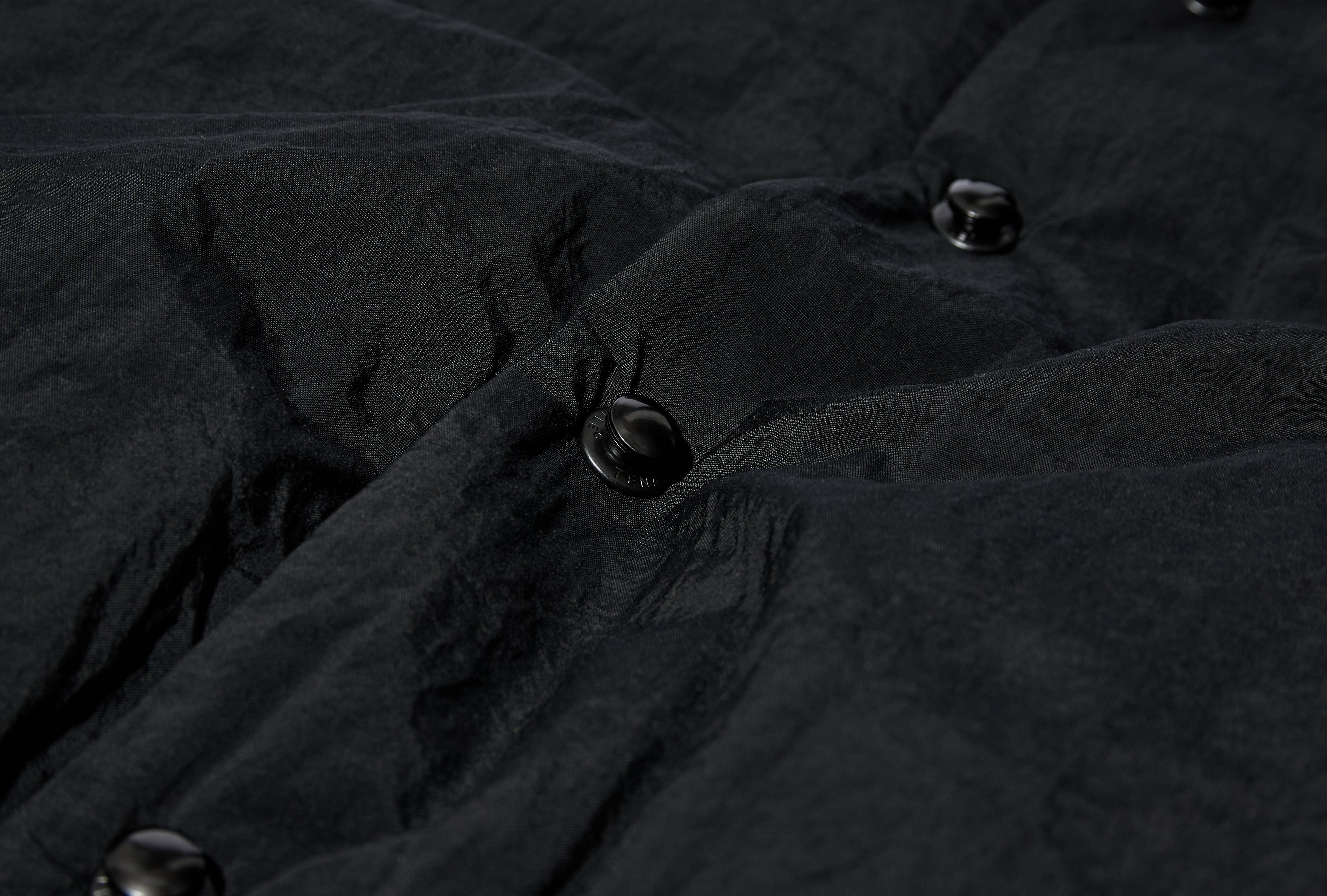 DOUBLE DOWN BLOUSON - BLACK RECYCLED NYLON R19D6