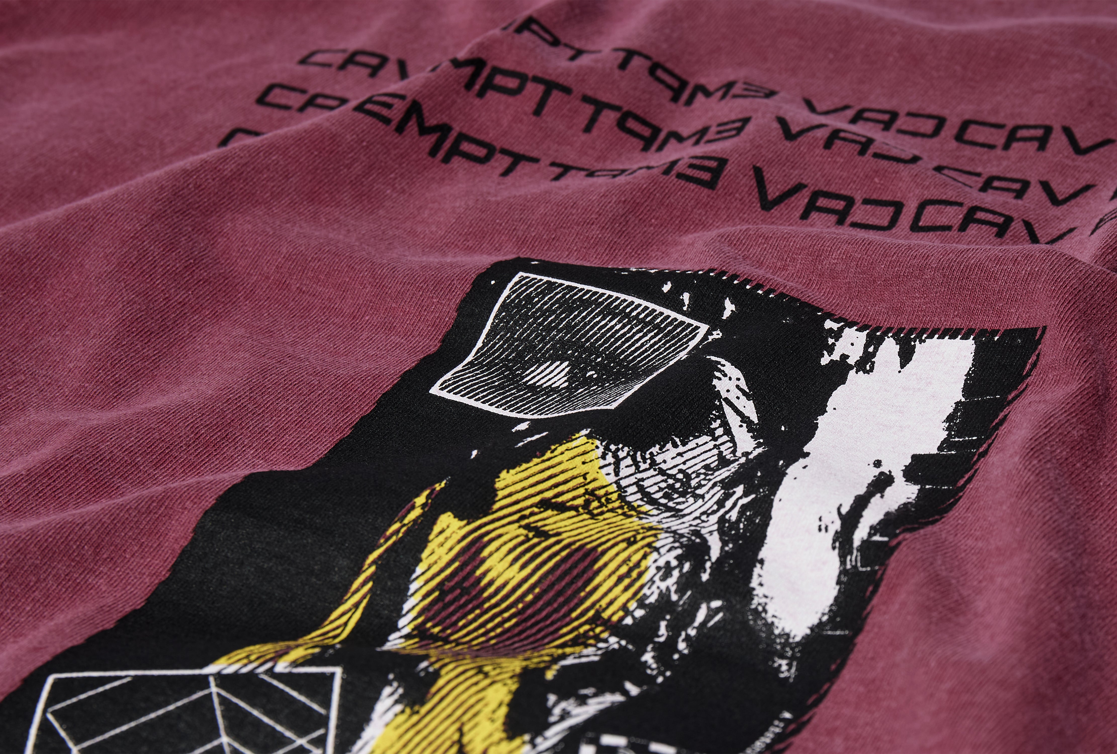 OVERDYE RHETORICAL OPERATIONS T CES28T07 Burgundy
