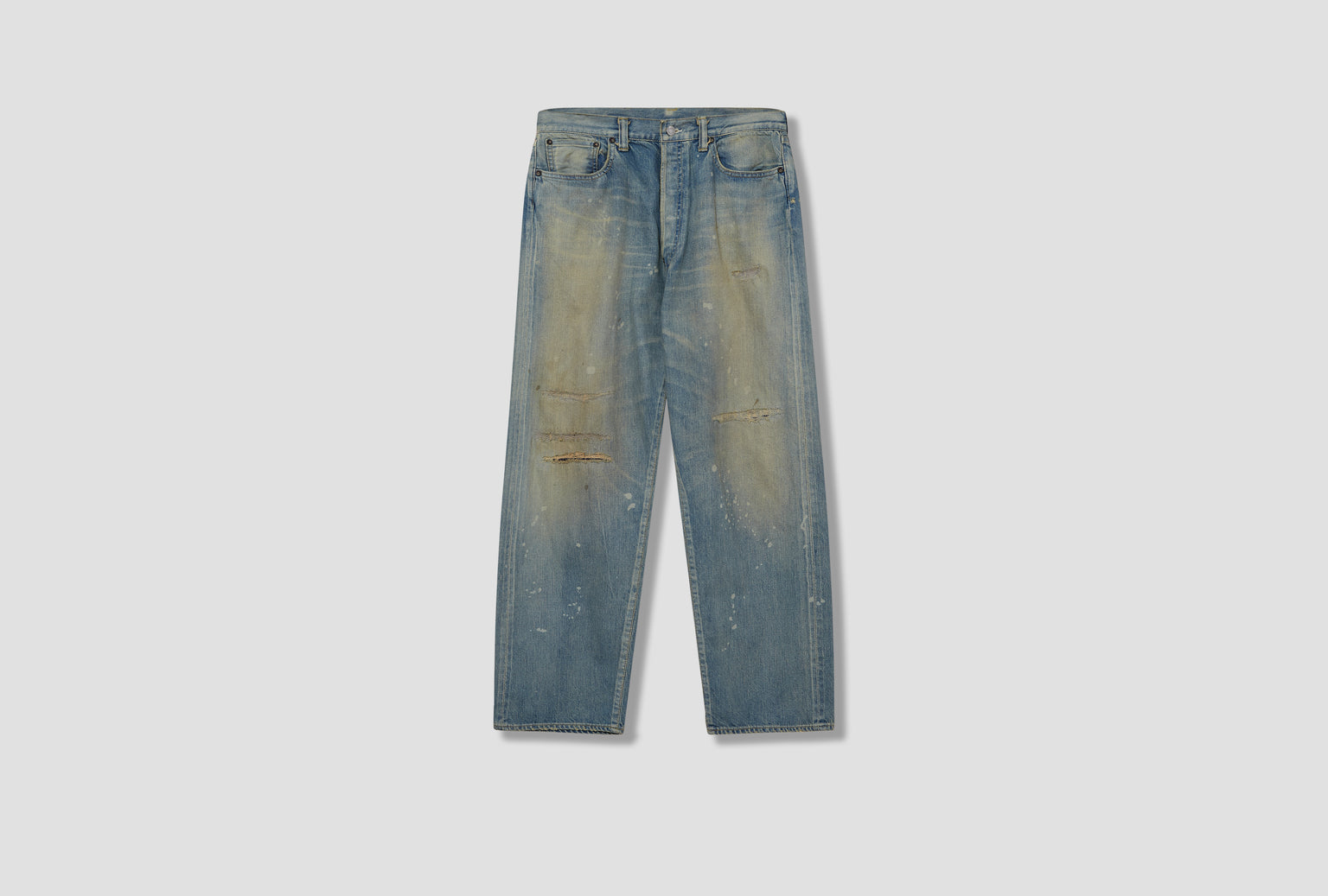 NO.37 WASHED WIDE DENIM PANTS 25AAP-04-40 Blue