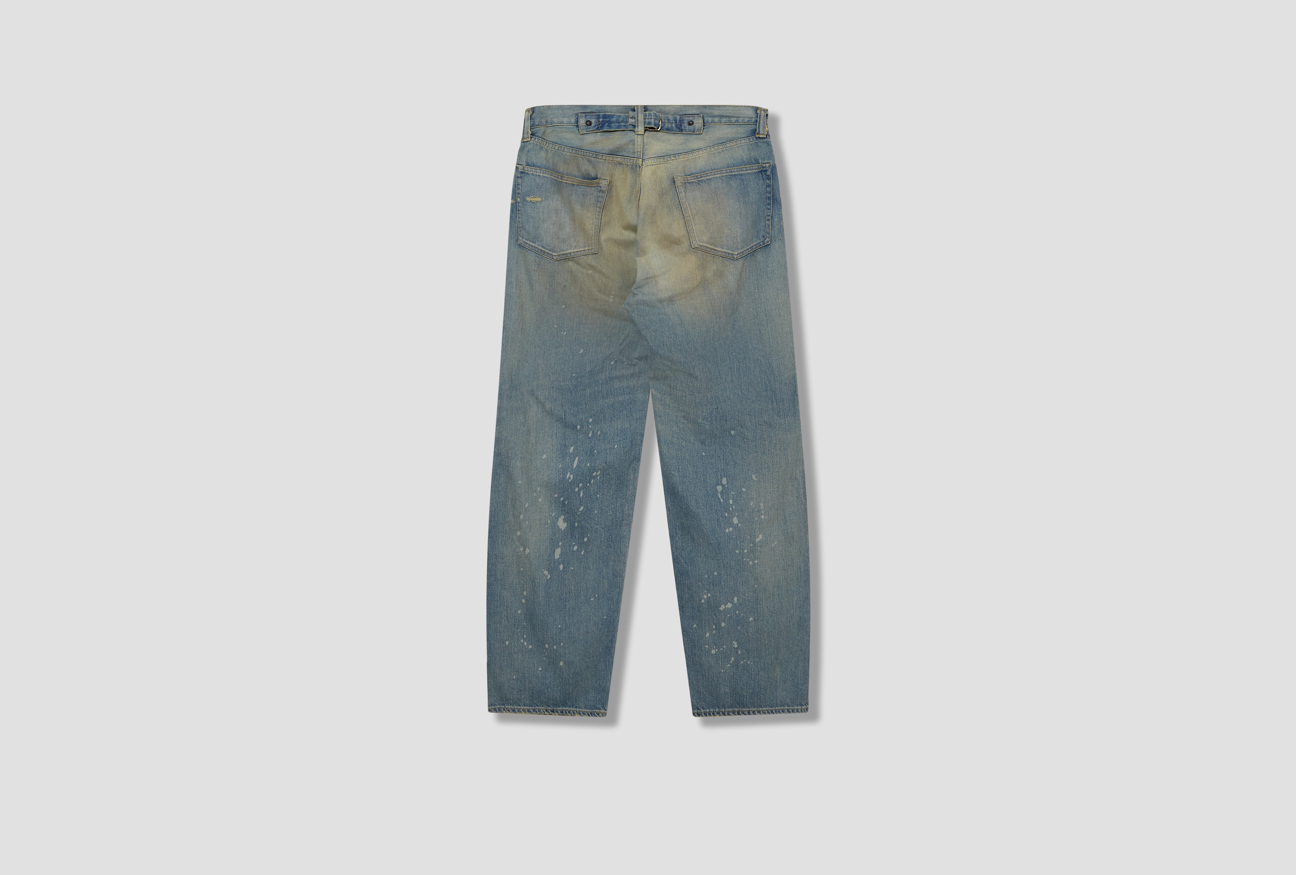 NO.37 WASHED WIDE DENIM PANTS 25AAP-04-40 Blue